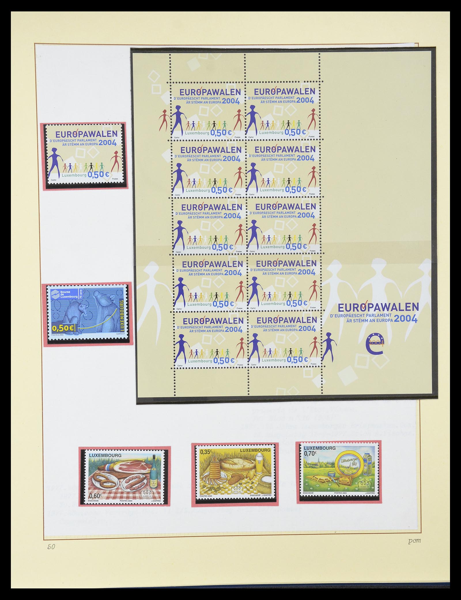 34620 181 - Stamp Collection 34620 Luxembourg 1906-2010.