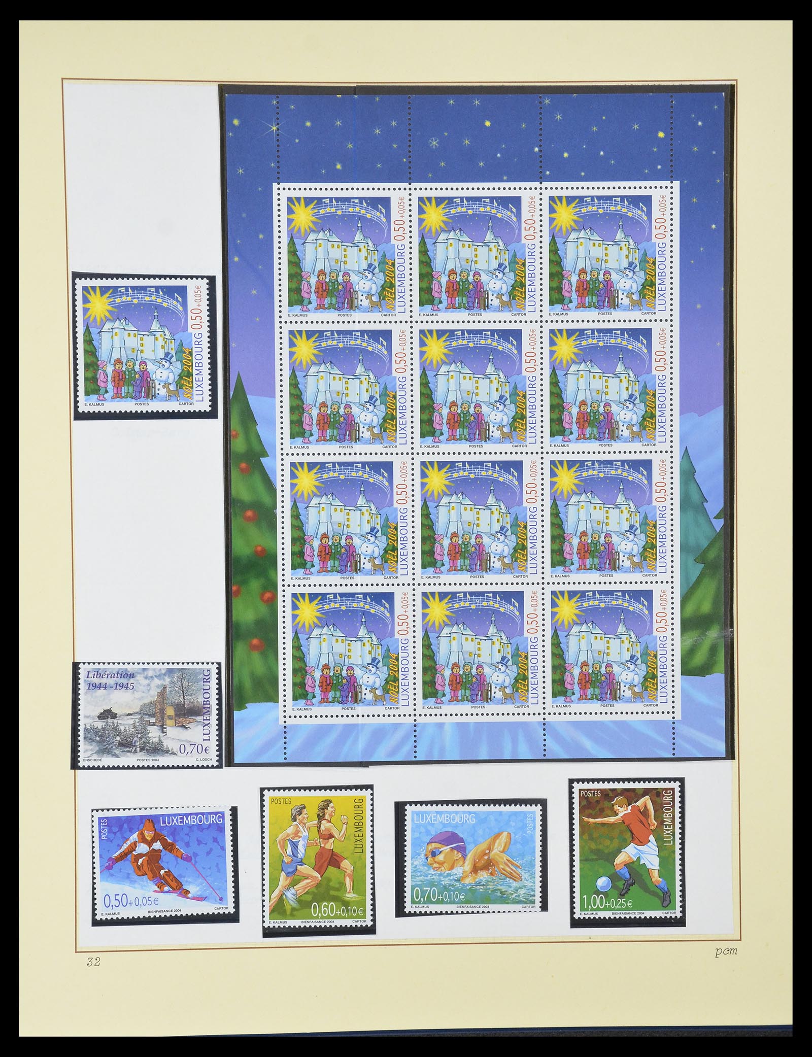 34620 182 - Postzegelverzameling 34620 Luxemburg 1906-2010.