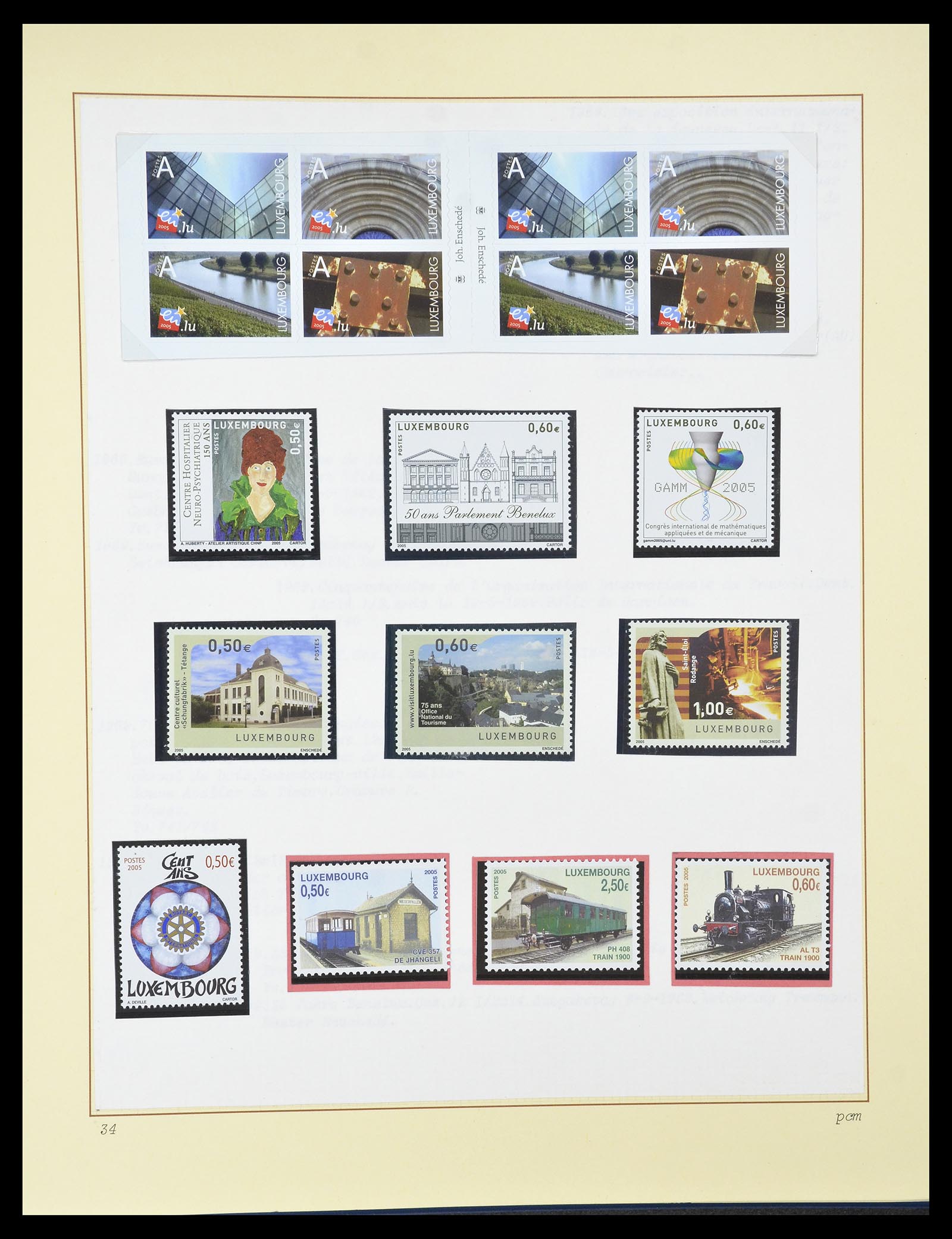 34620 183 - Postzegelverzameling 34620 Luxemburg 1906-2010.