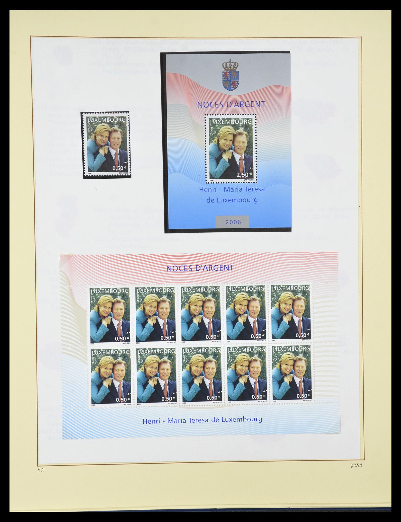 34620 187 - Postzegelverzameling 34620 Luxemburg 1906-2010.
