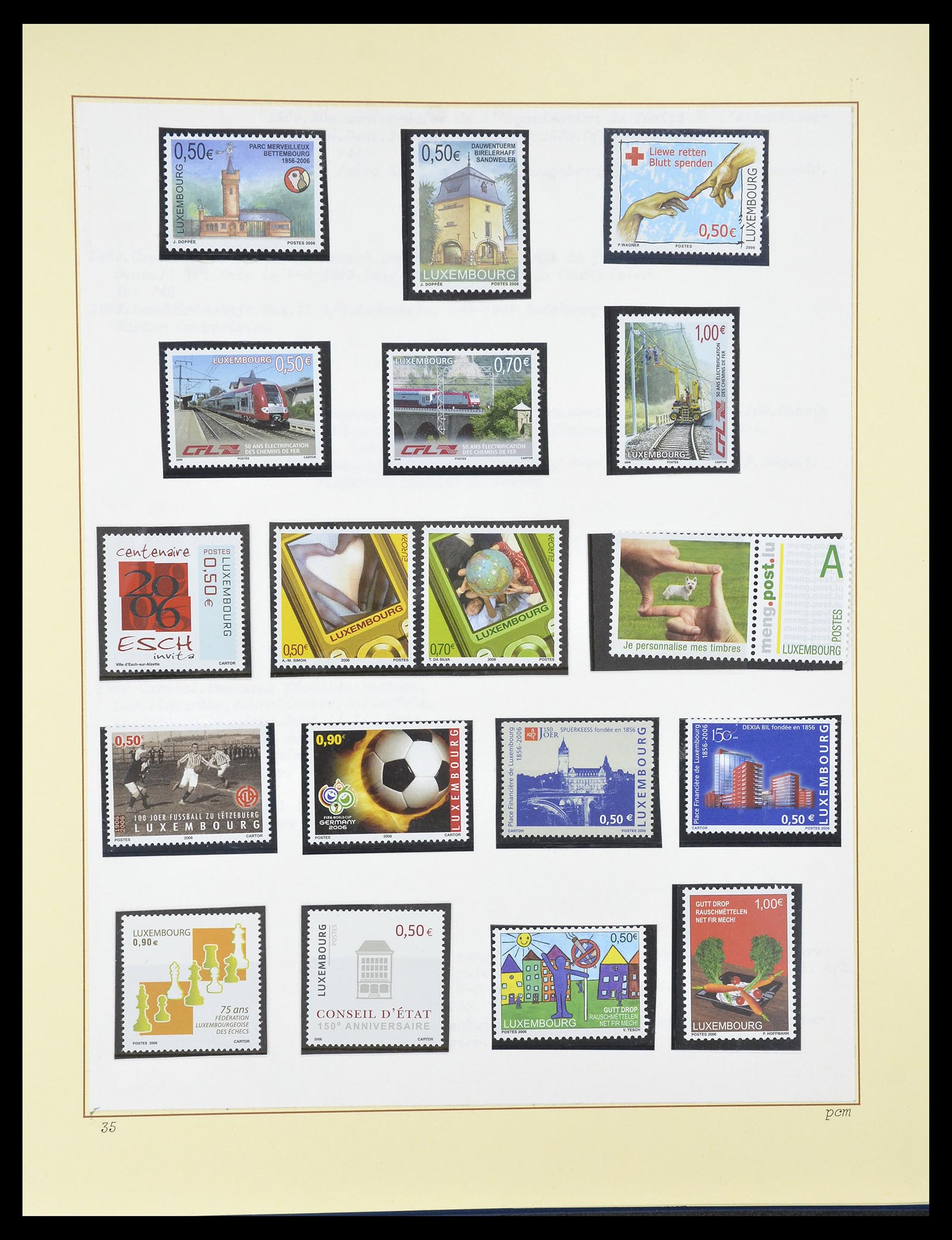 34620 188 - Postzegelverzameling 34620 Luxemburg 1906-2010.