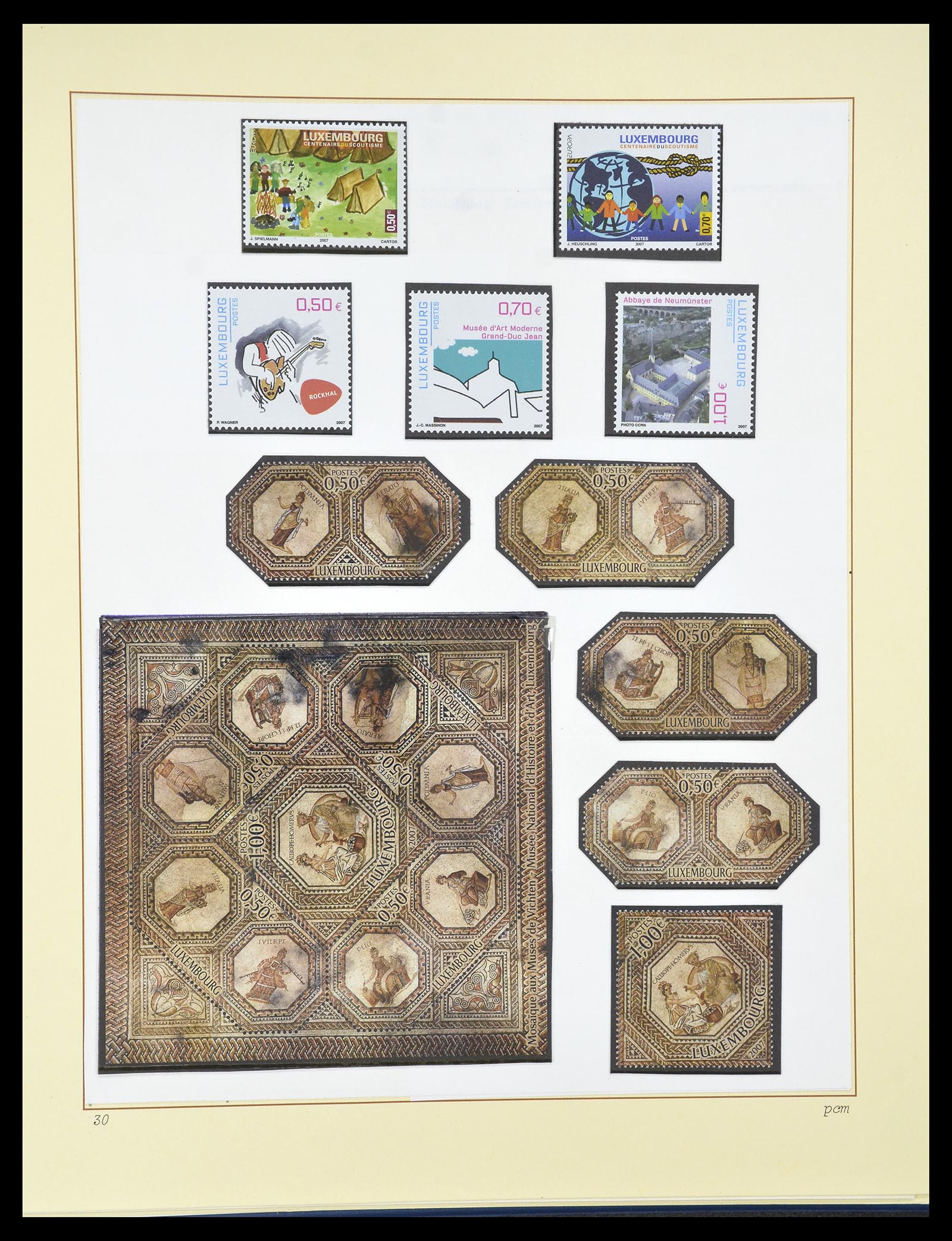 34620 192 - Postzegelverzameling 34620 Luxemburg 1906-2010.