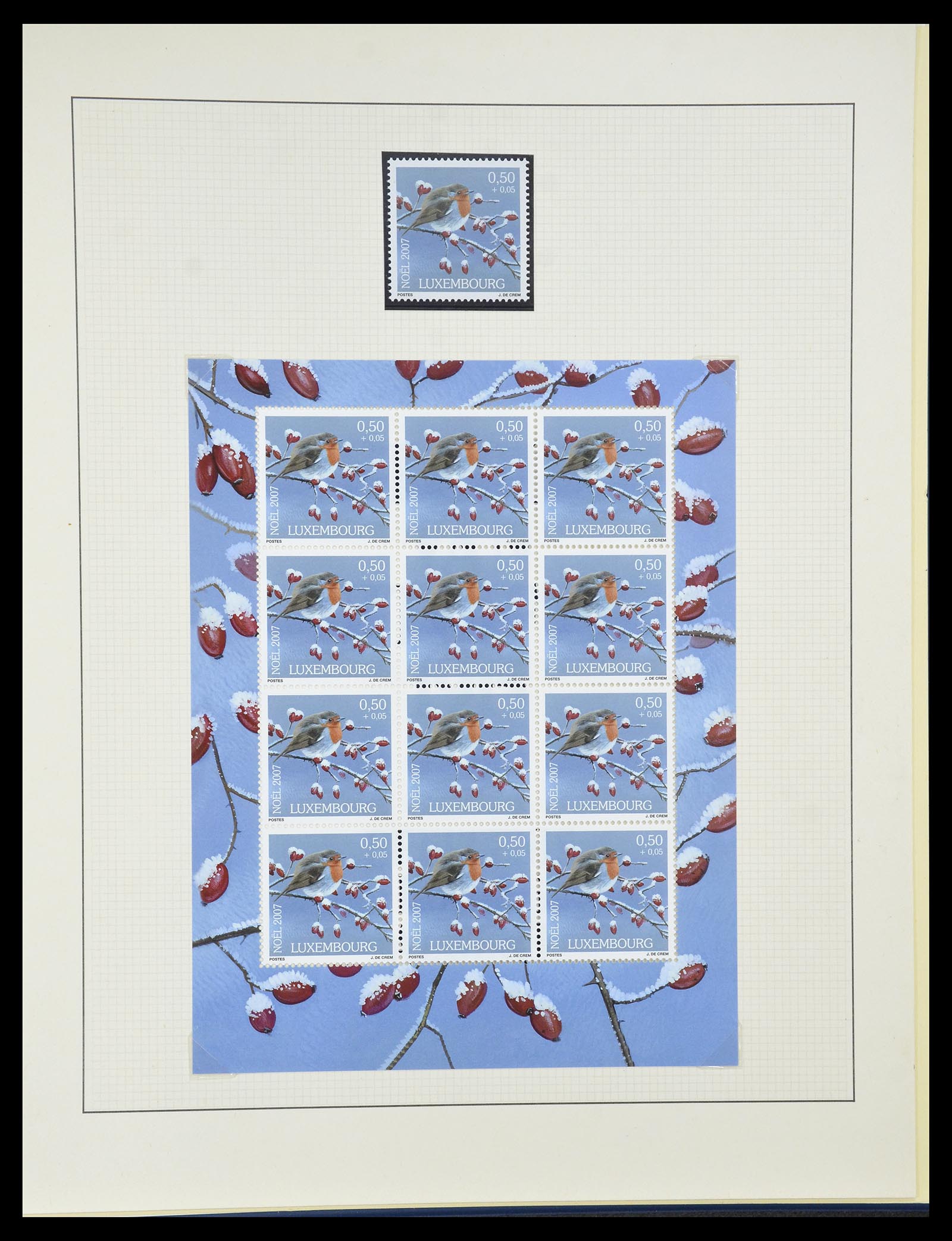 34620 193 - Postzegelverzameling 34620 Luxemburg 1906-2010.