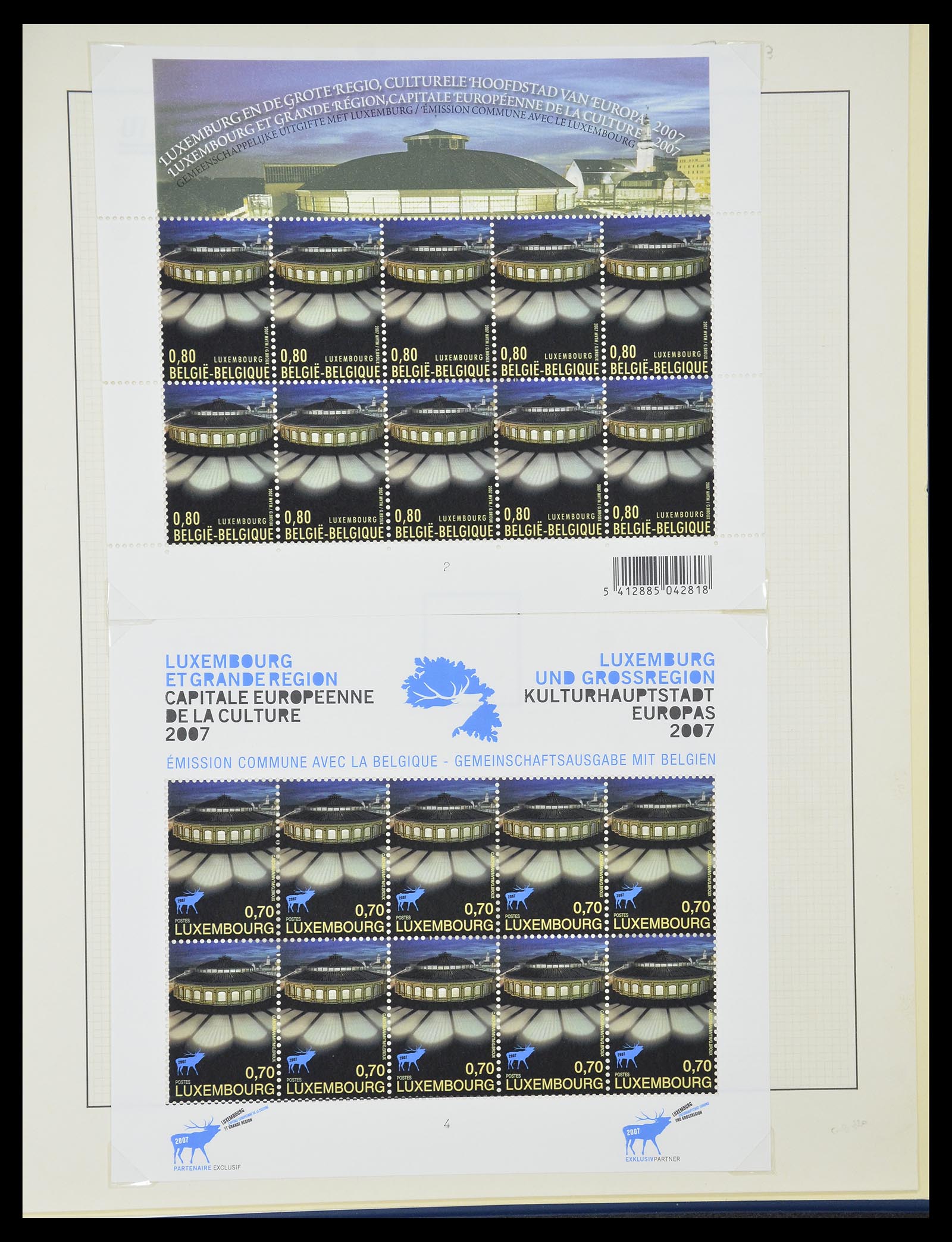 34620 194 - Postzegelverzameling 34620 Luxemburg 1906-2010.