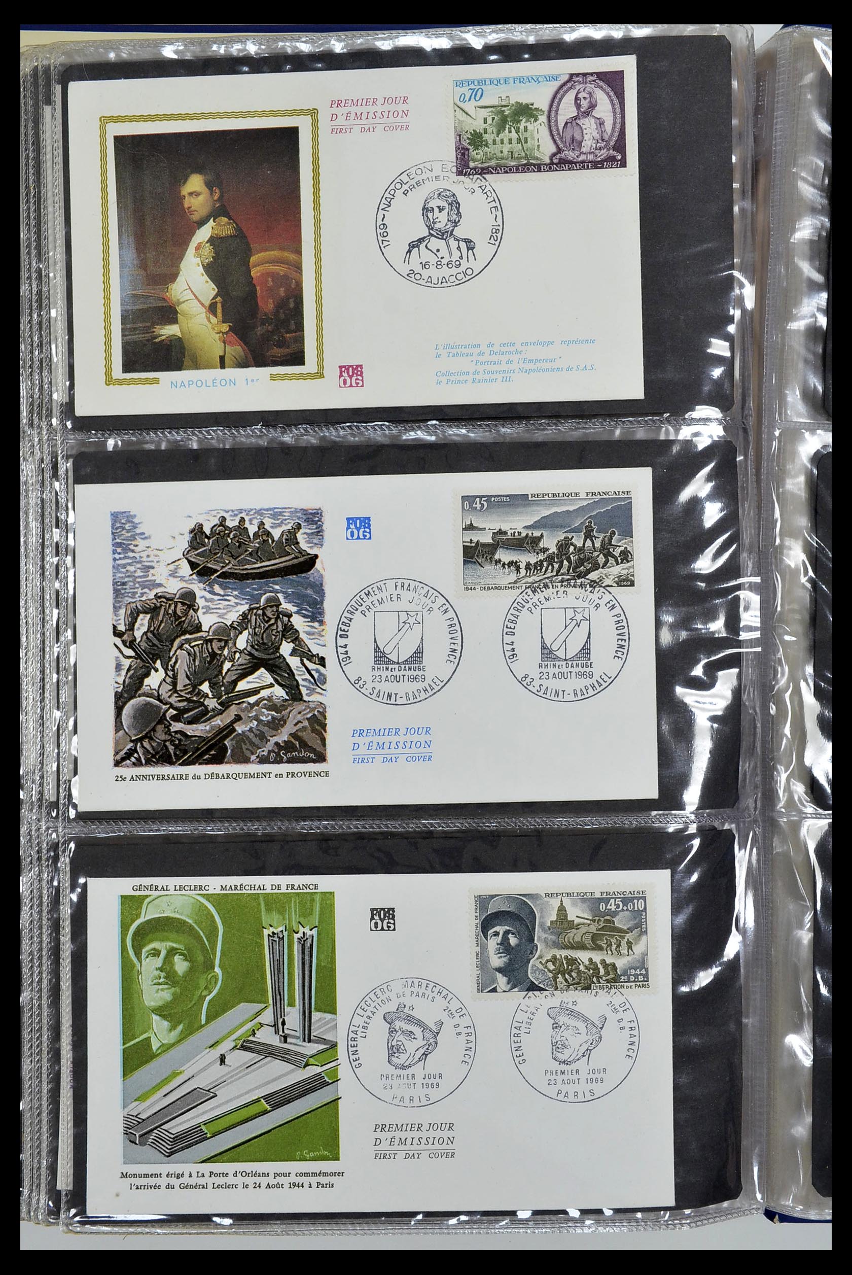 34621 036 - Stamp Collection 34621 France FDC's 1956-1982.