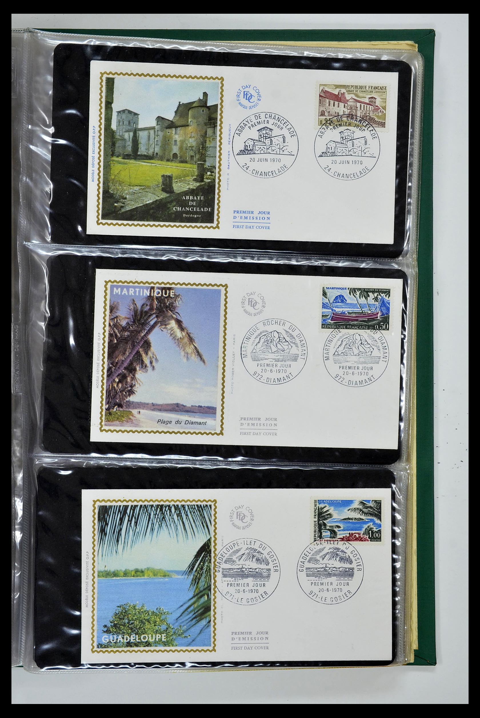 34621 050 - Stamp Collection 34621 France FDC's 1956-1982.