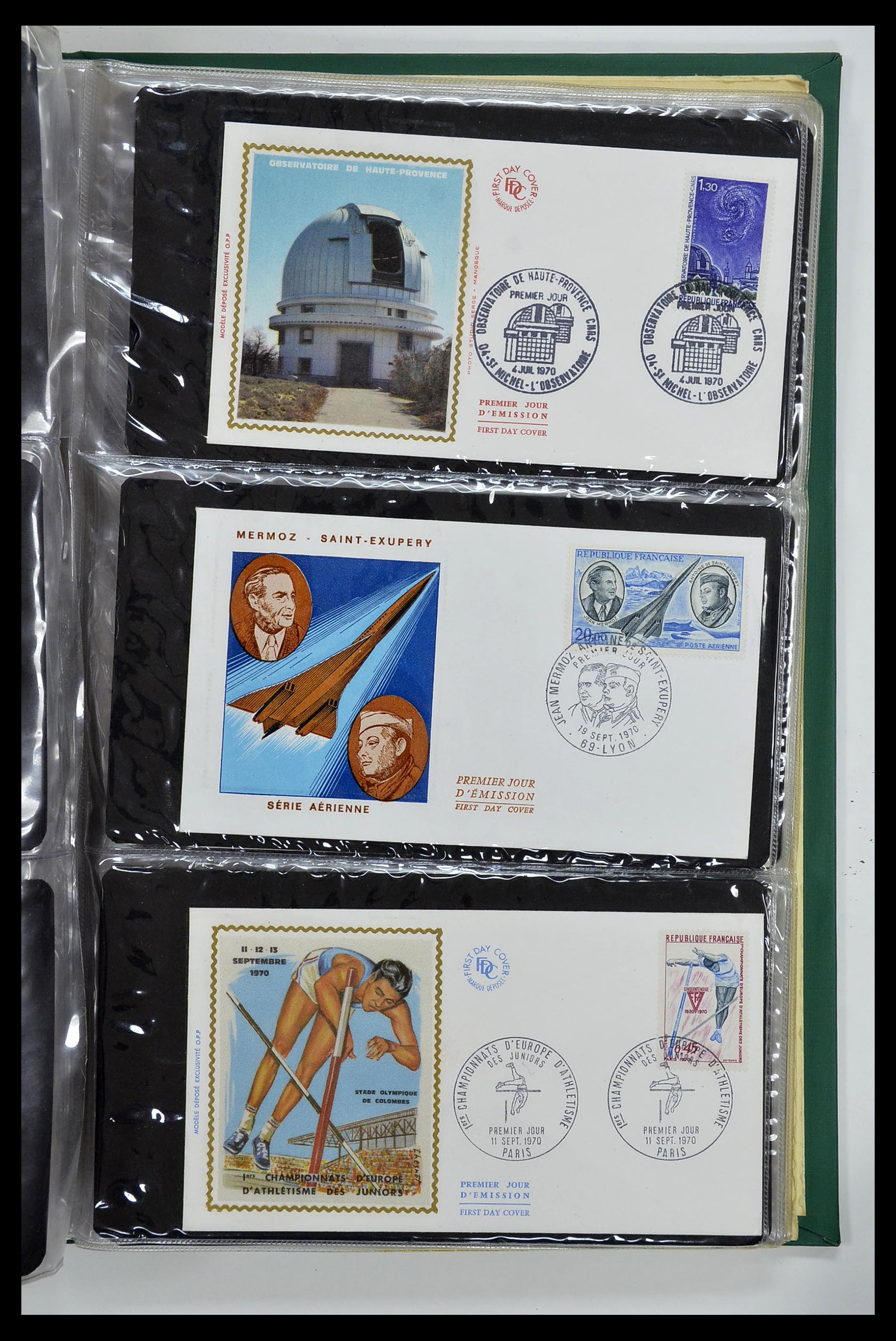 34621 052 - Stamp Collection 34621 France FDC's 1956-1982.