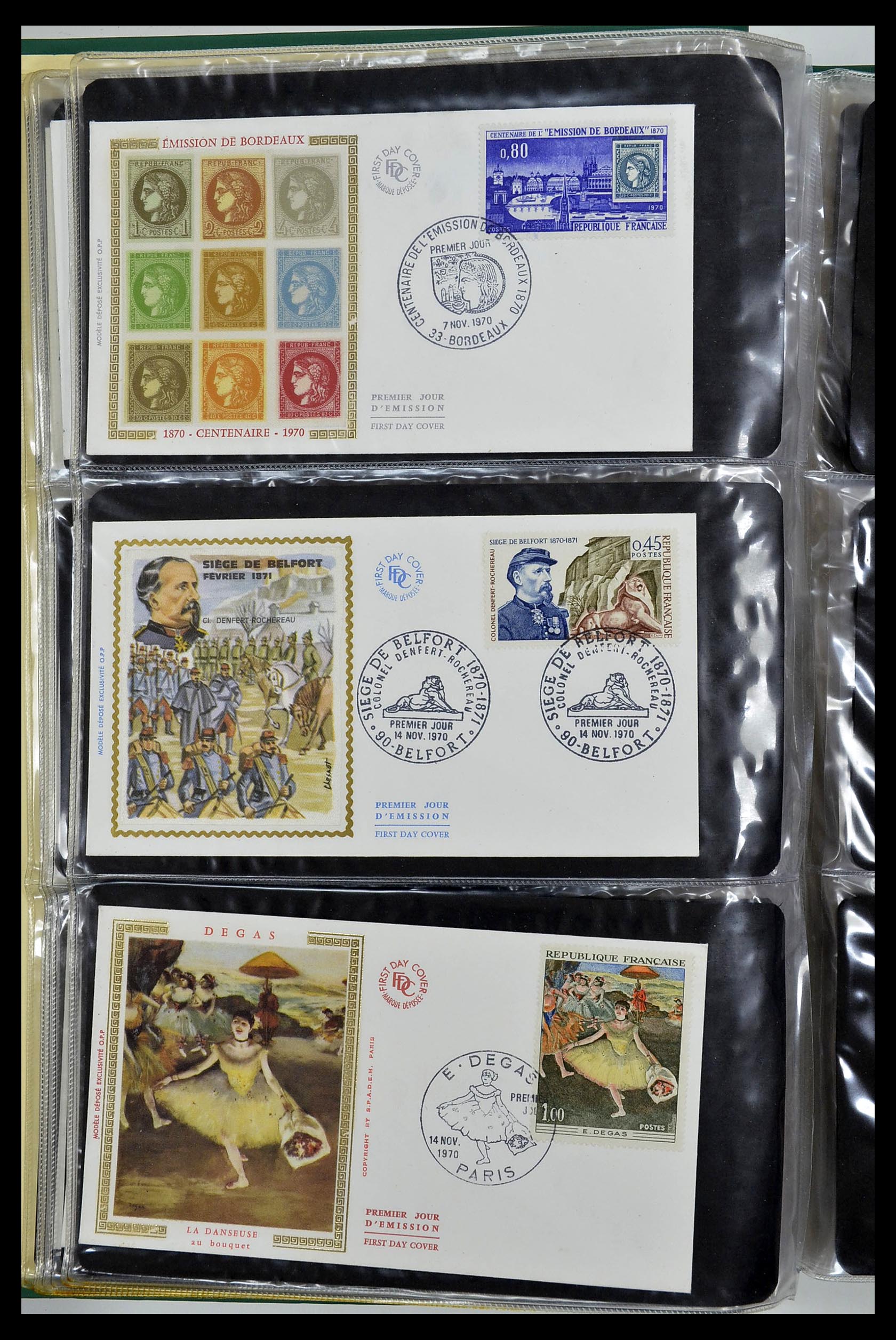 34621 055 - Stamp Collection 34621 France FDC's 1956-1982.