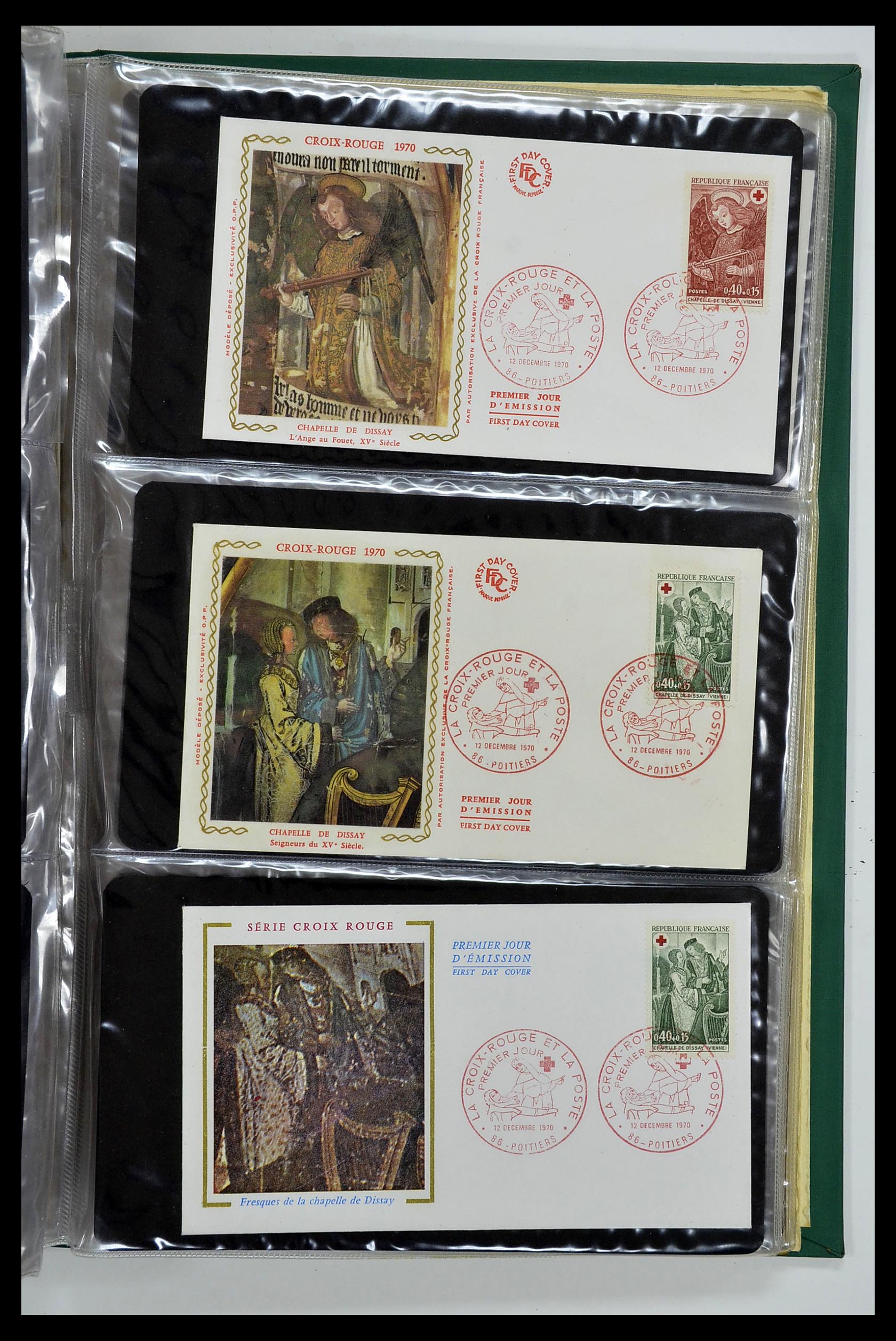 34621 056 - Stamp Collection 34621 France FDC's 1956-1982.