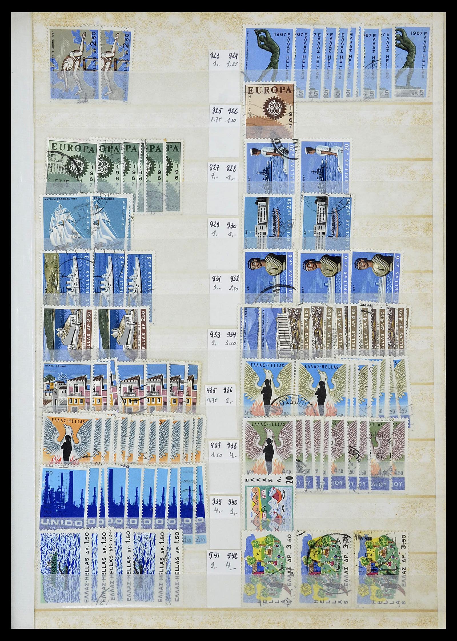 34623 048 - Postzegelverzameling 34623 Griekenland 1861-1979.