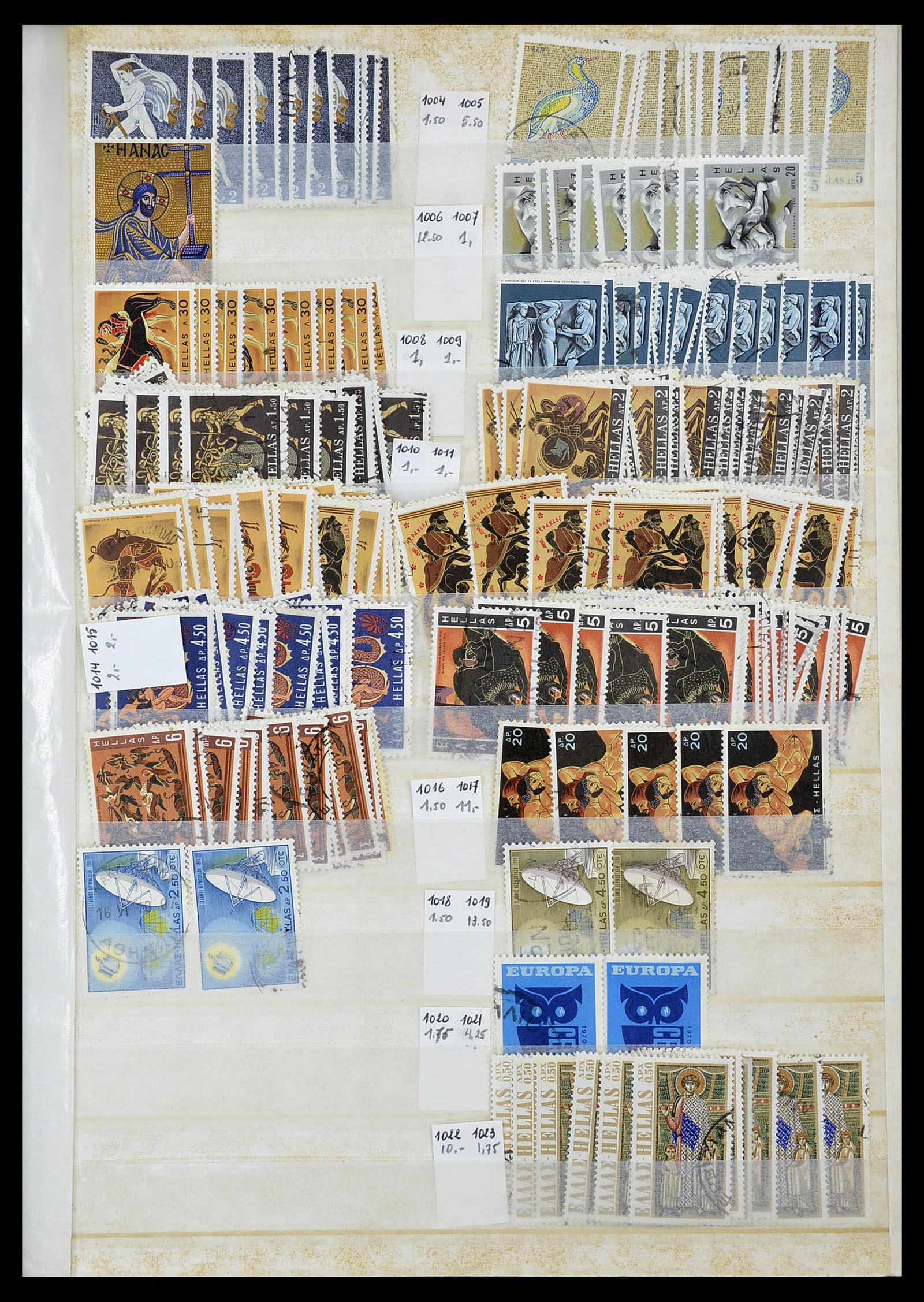 34623 052 - Postzegelverzameling 34623 Griekenland 1861-1979.