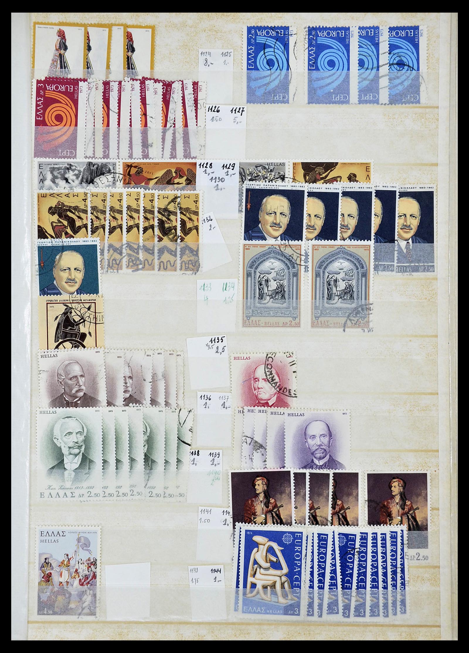 34623 058 - Postzegelverzameling 34623 Griekenland 1861-1979.