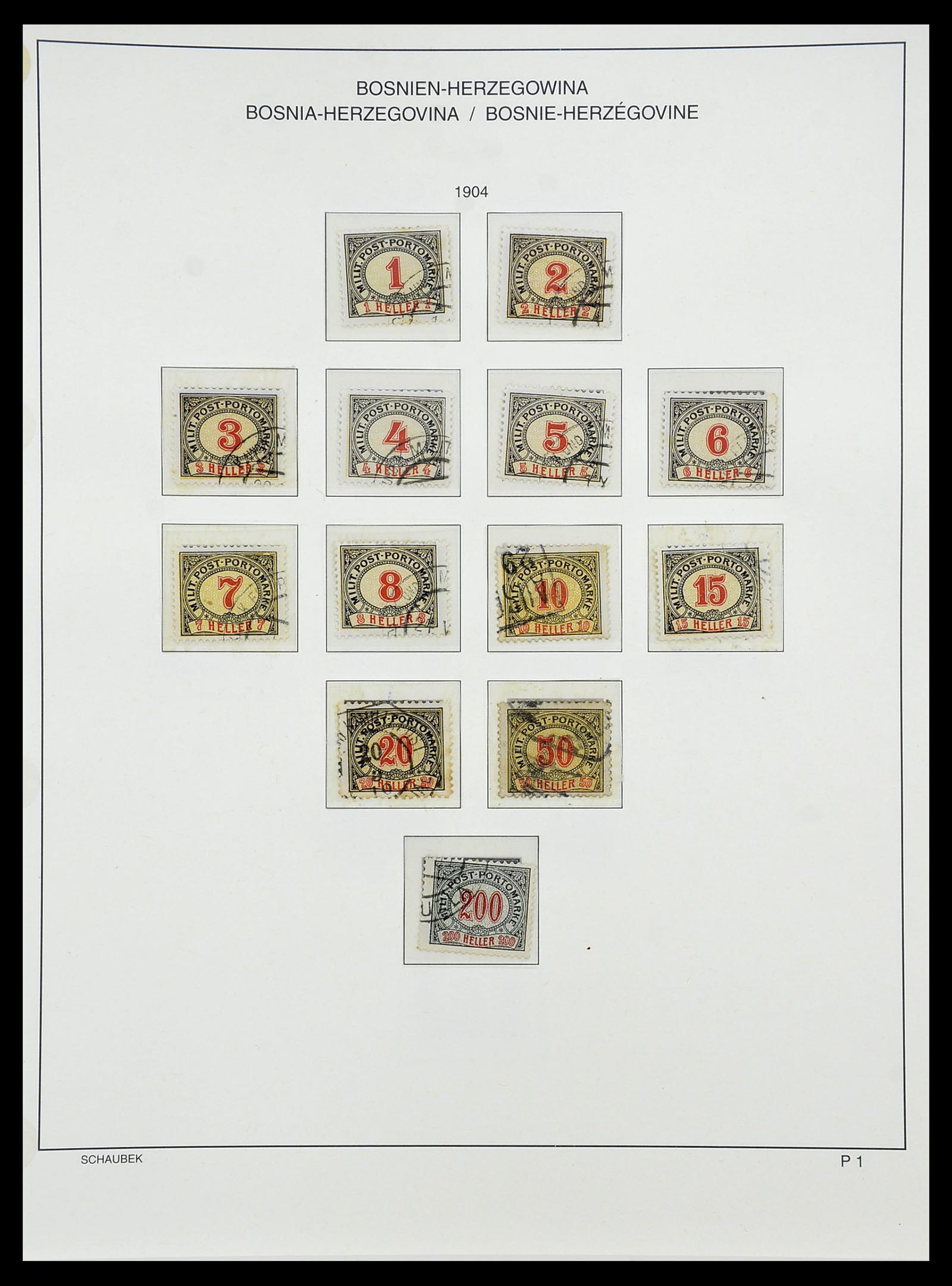 34624 0030 - Postzegelverzameling 34624 Oostenrijkse gebieden 1850-1918.