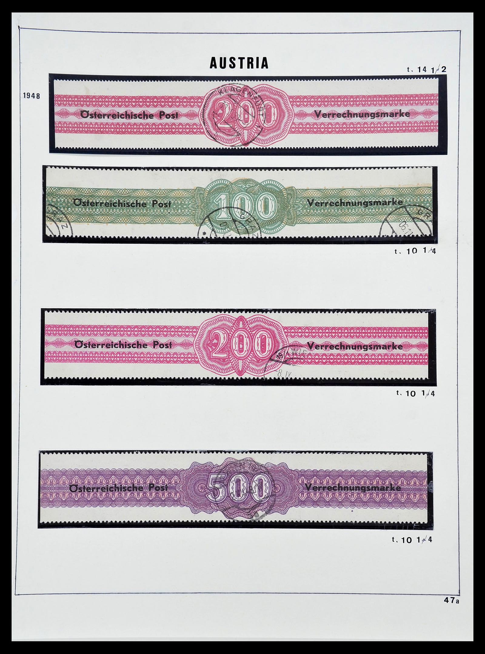 34624 0034 - Postzegelverzameling 34624 Oostenrijkse gebieden 1850-1918.