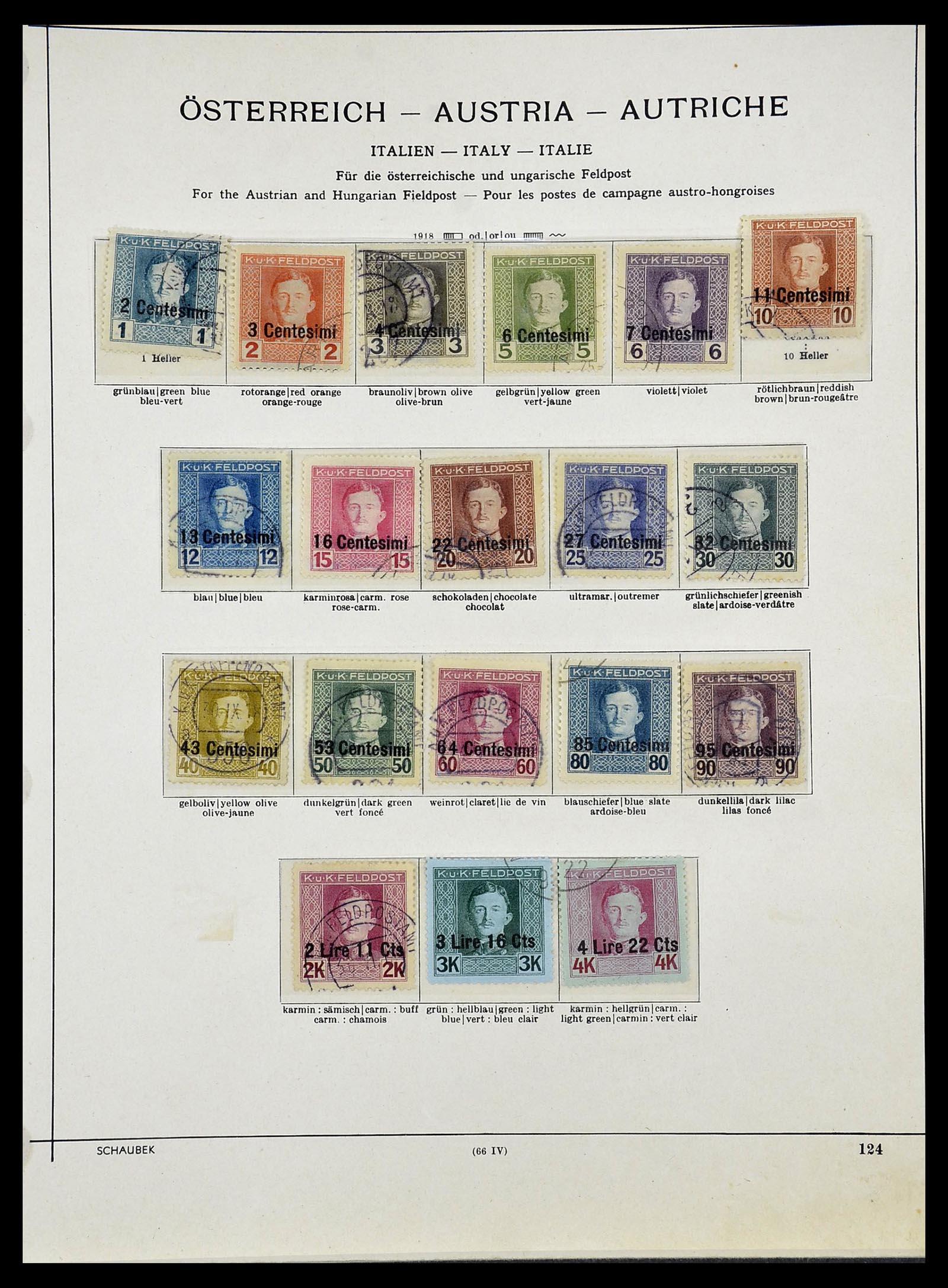 34624 005 - Postzegelverzameling 34624 Oostenrijkse gebieden 1850-1918.
