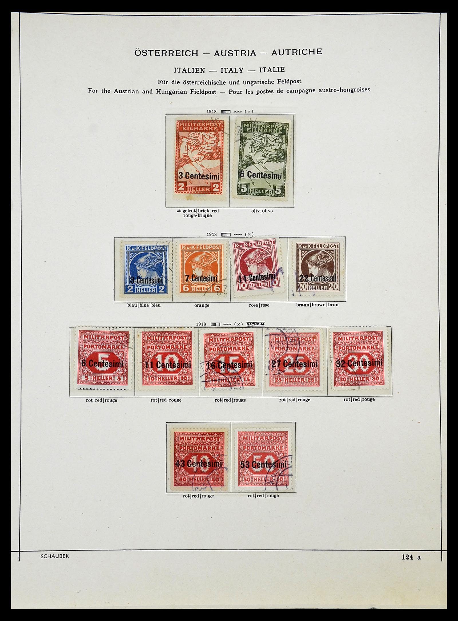 34624 006 - Stamp Collection 34624 Austrian territories 1850-1918.