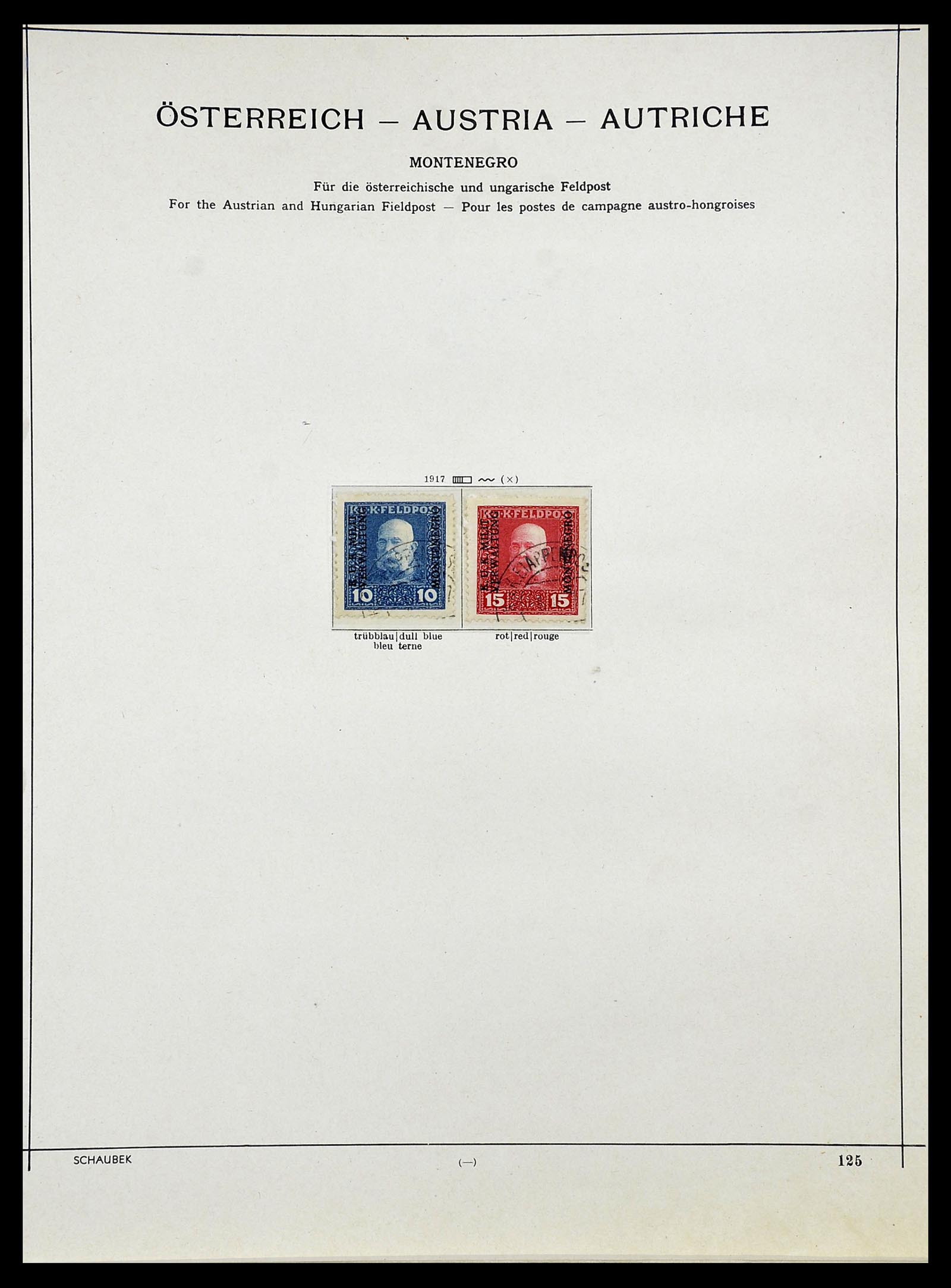 34624 007 - Postzegelverzameling 34624 Oostenrijkse gebieden 1850-1918.