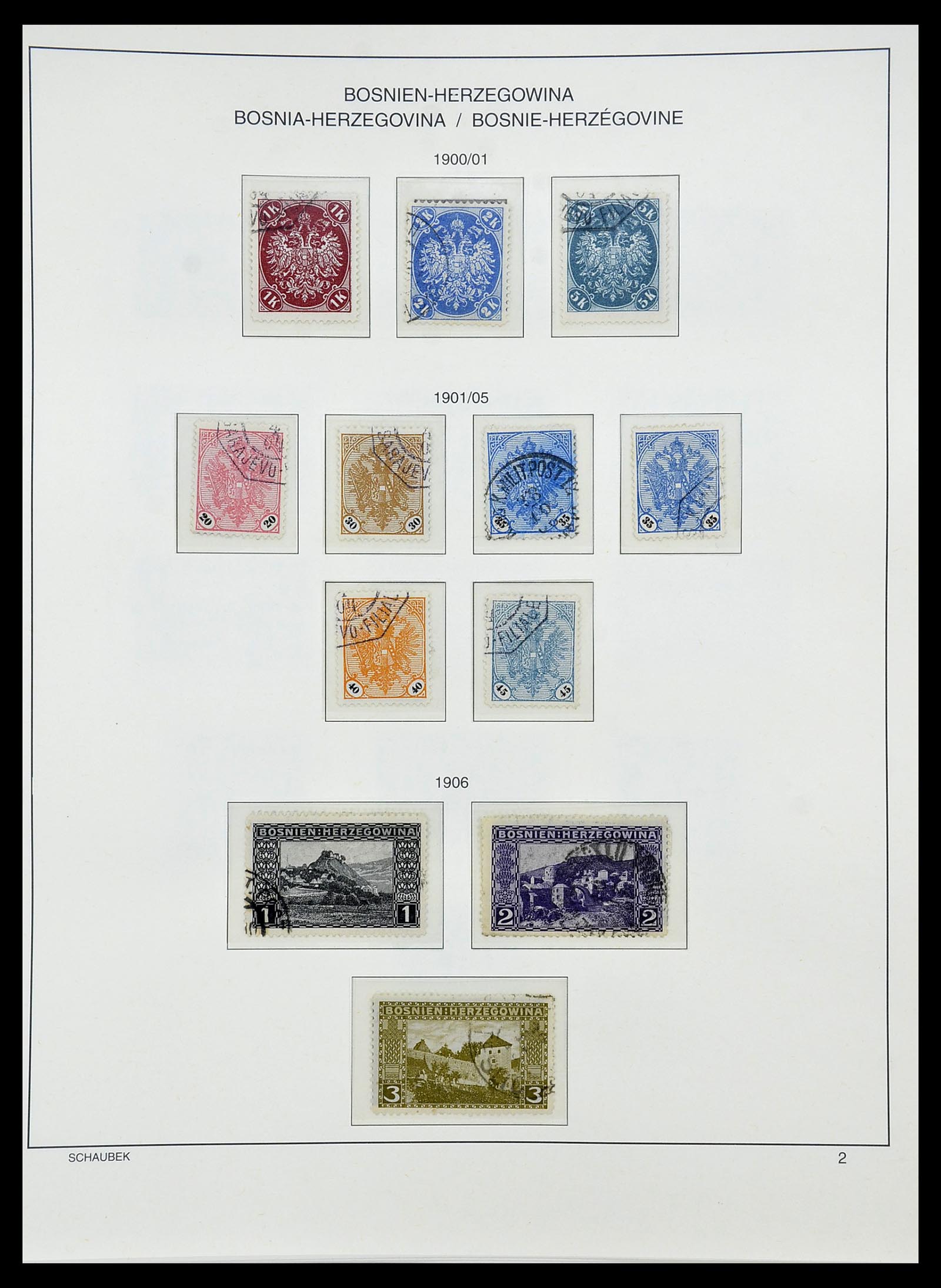 34624 020 - Postzegelverzameling 34624 Oostenrijkse gebieden 1850-1918.