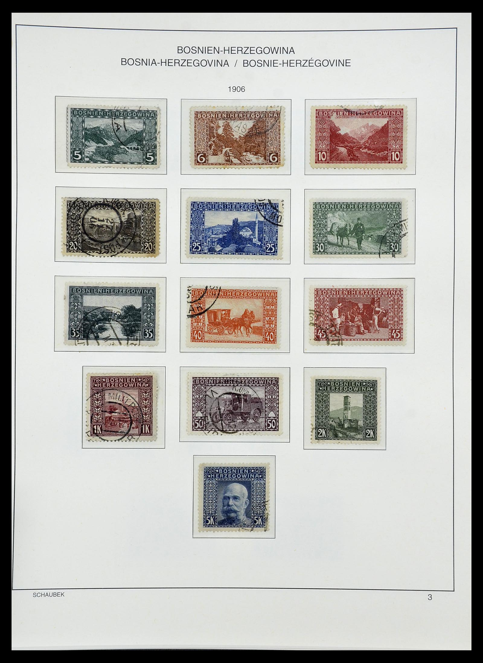 34624 021 - Postzegelverzameling 34624 Oostenrijkse gebieden 1850-1918.