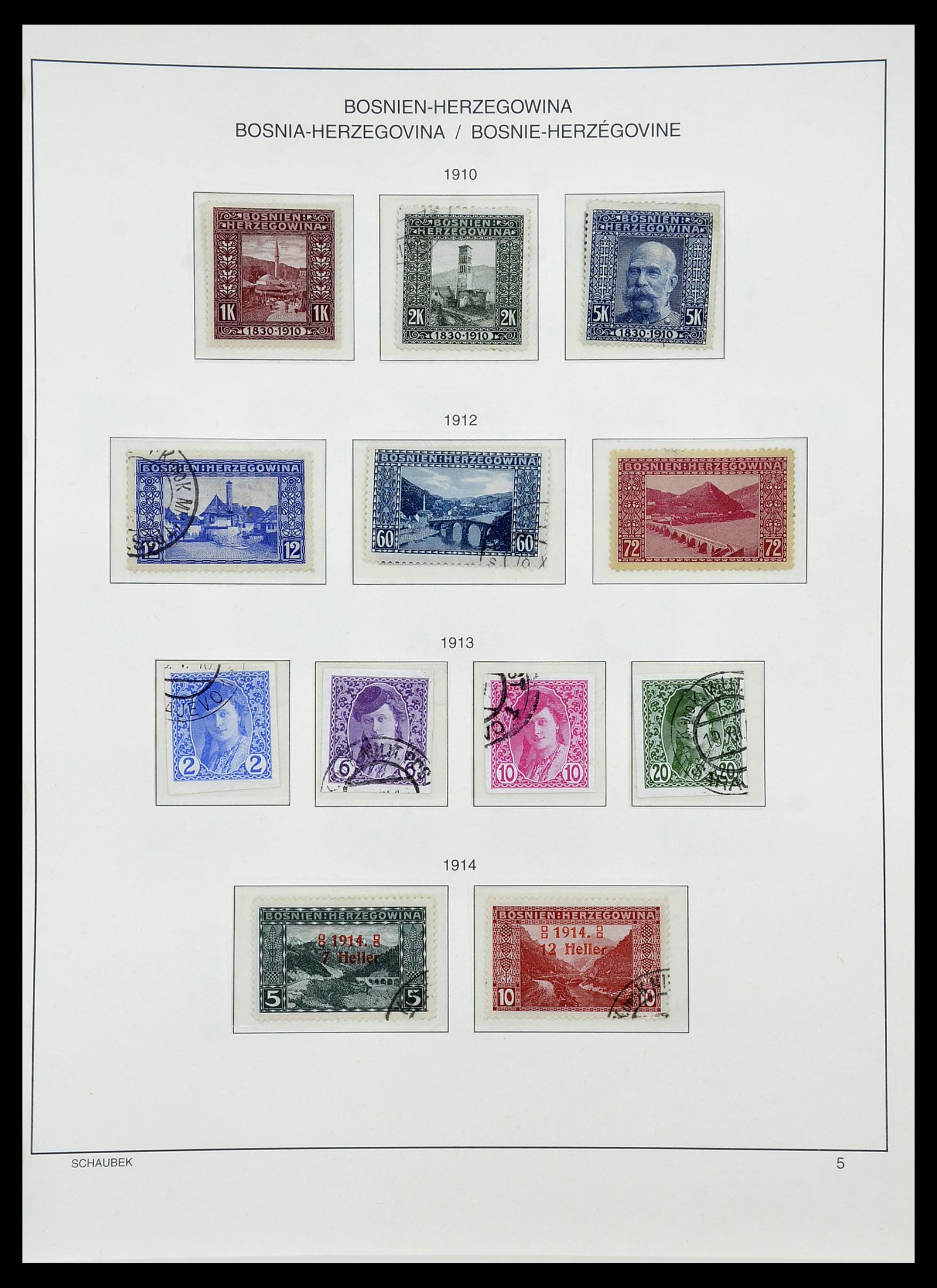 34624 023 - Postzegelverzameling 34624 Oostenrijkse gebieden 1850-1918.