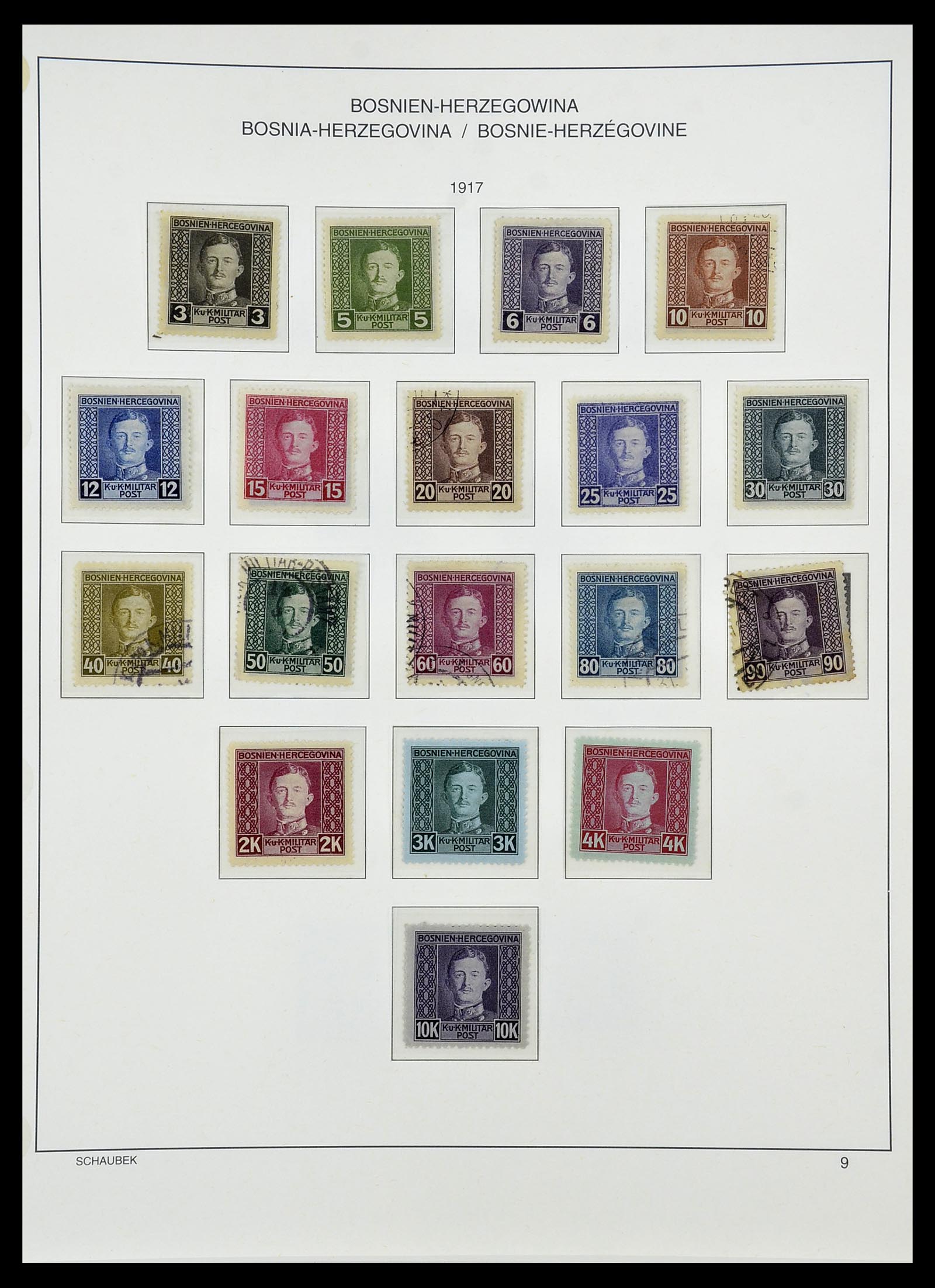 34624 027 - Postzegelverzameling 34624 Oostenrijkse gebieden 1850-1918.