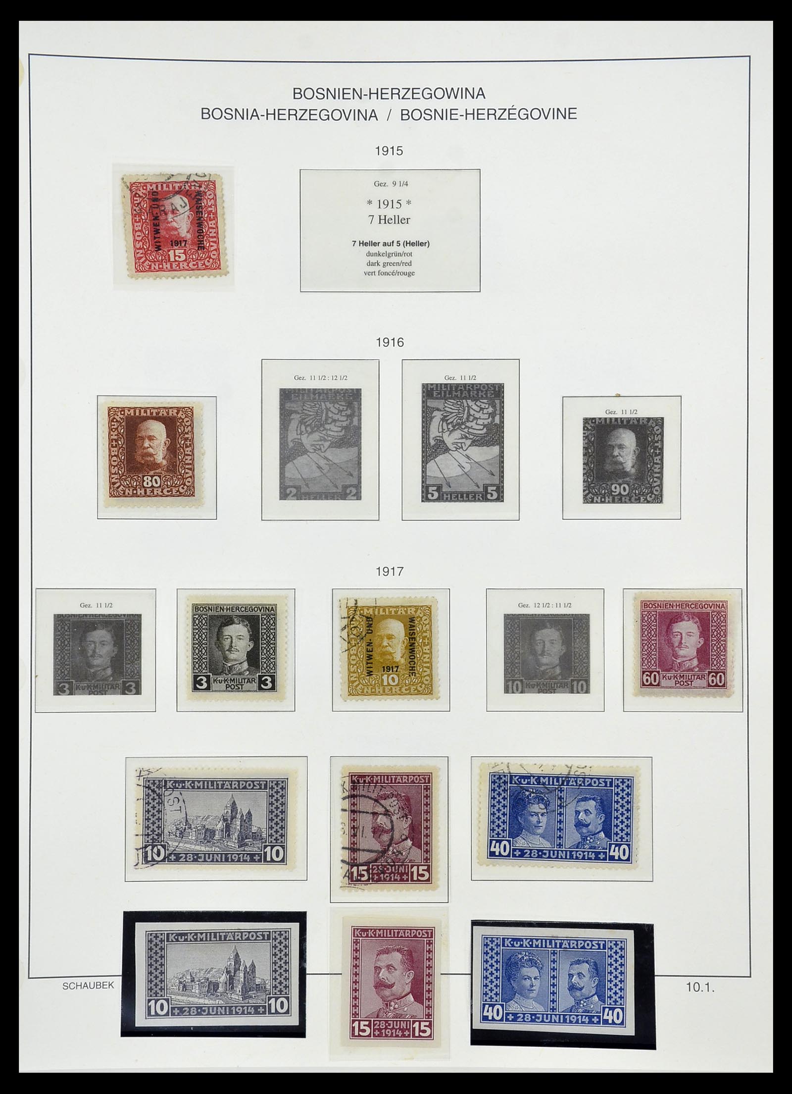 34624 029 - Postzegelverzameling 34624 Oostenrijkse gebieden 1850-1918.