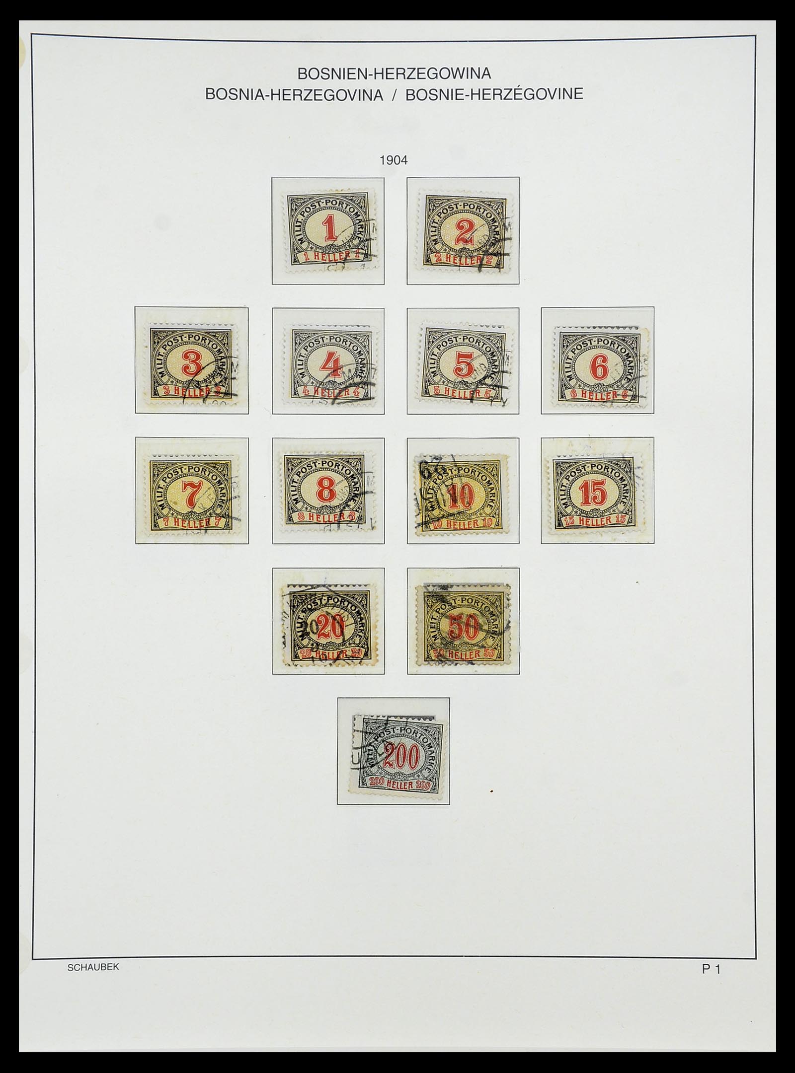 34624 030 - Postzegelverzameling 34624 Oostenrijkse gebieden 1850-1918.