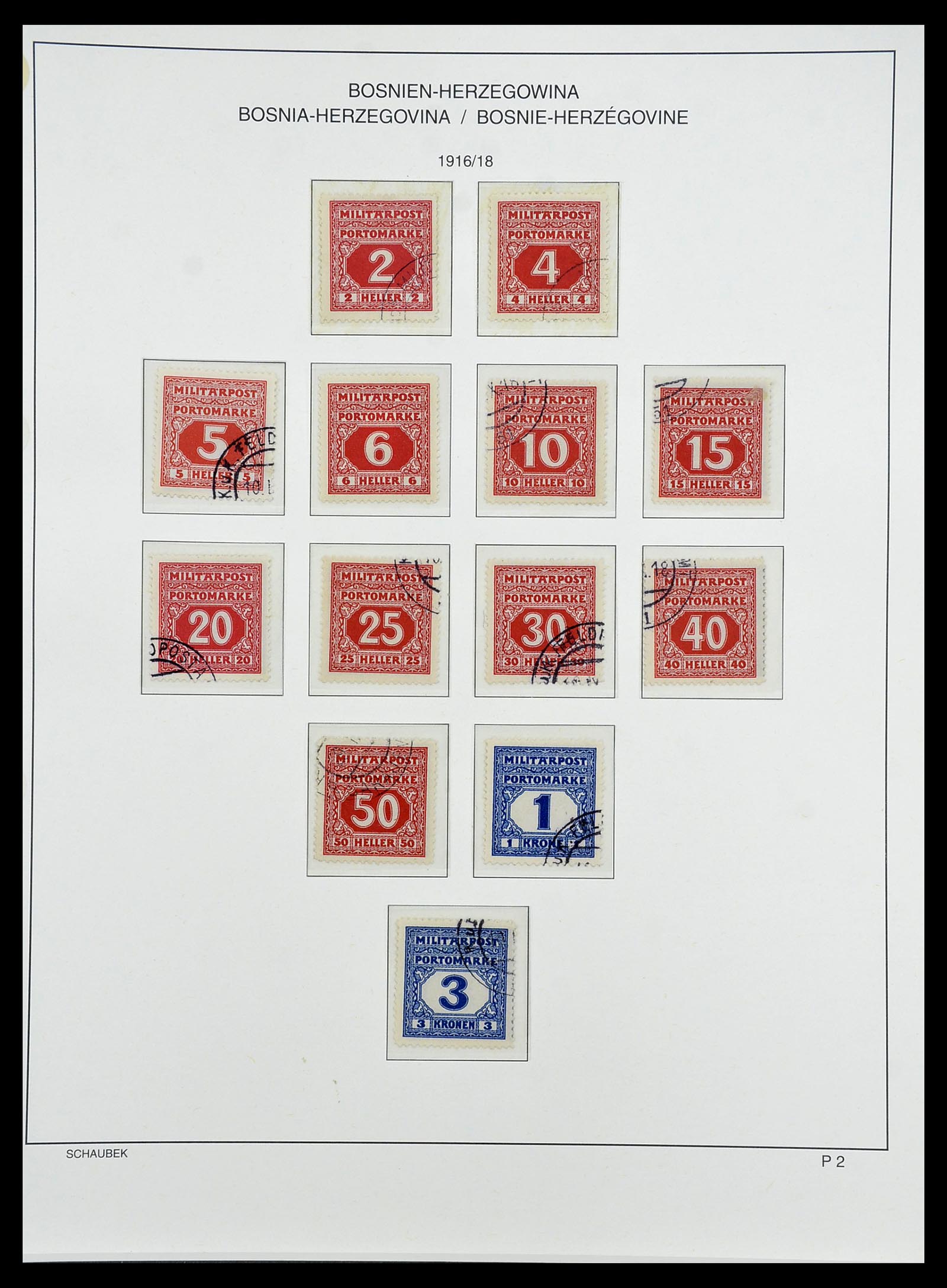 34624 031 - Postzegelverzameling 34624 Oostenrijkse gebieden 1850-1918.