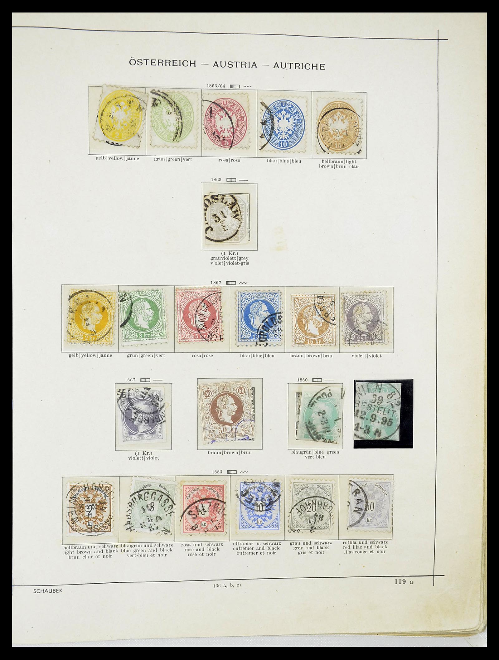 34625 002 - Stamp Collection 34625 Austria 1850-2015.