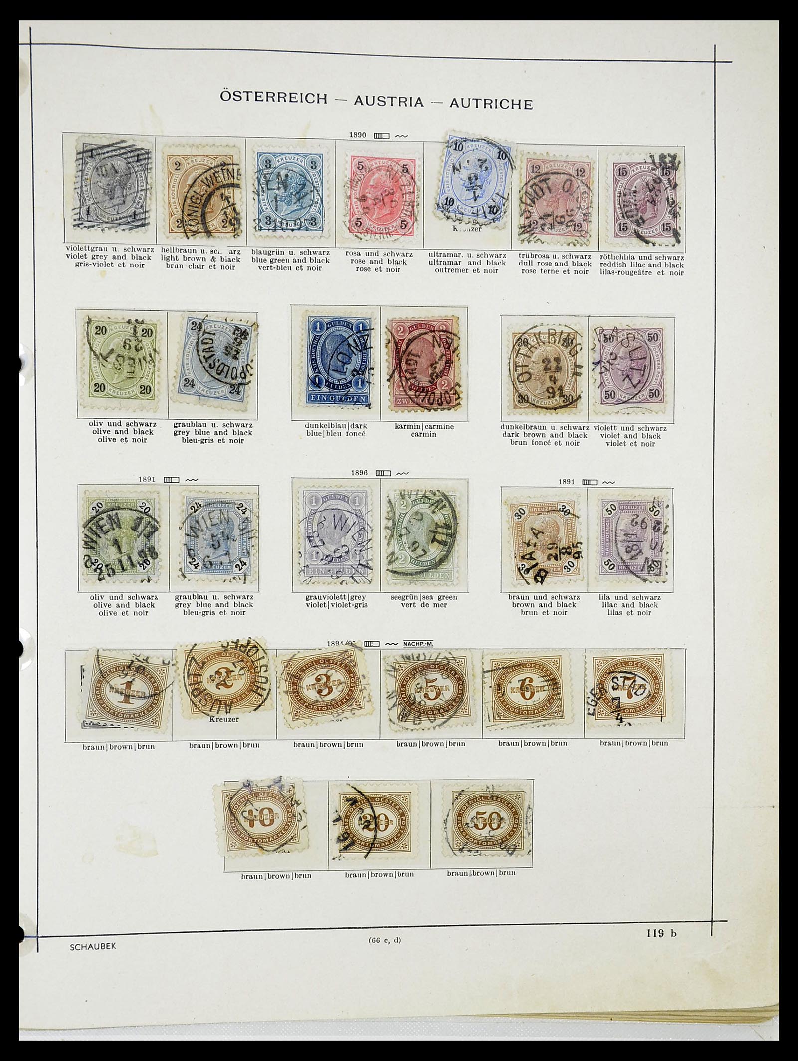 34625 003 - Postzegelverzameling 34625 Oostenrijk 1850-2015.