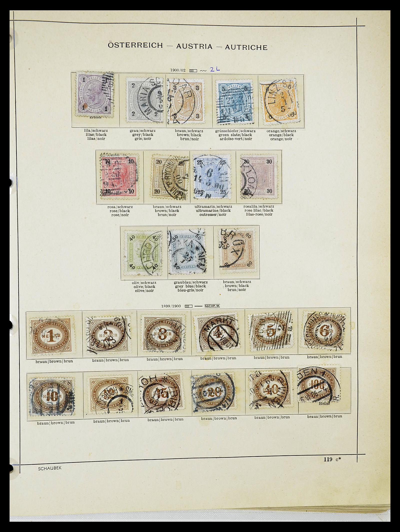 34625 005 - Stamp Collection 34625 Austria 1850-2015.