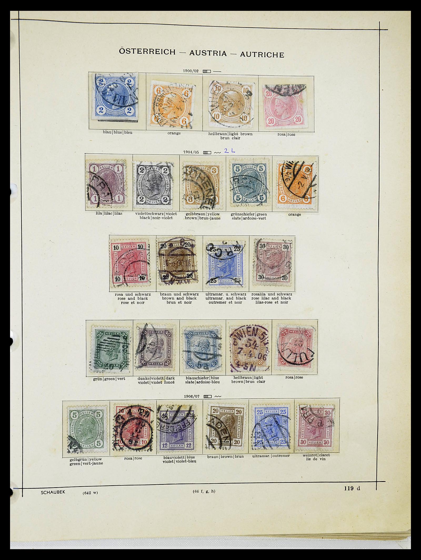 34625 006 - Postzegelverzameling 34625 Oostenrijk 1850-2015.