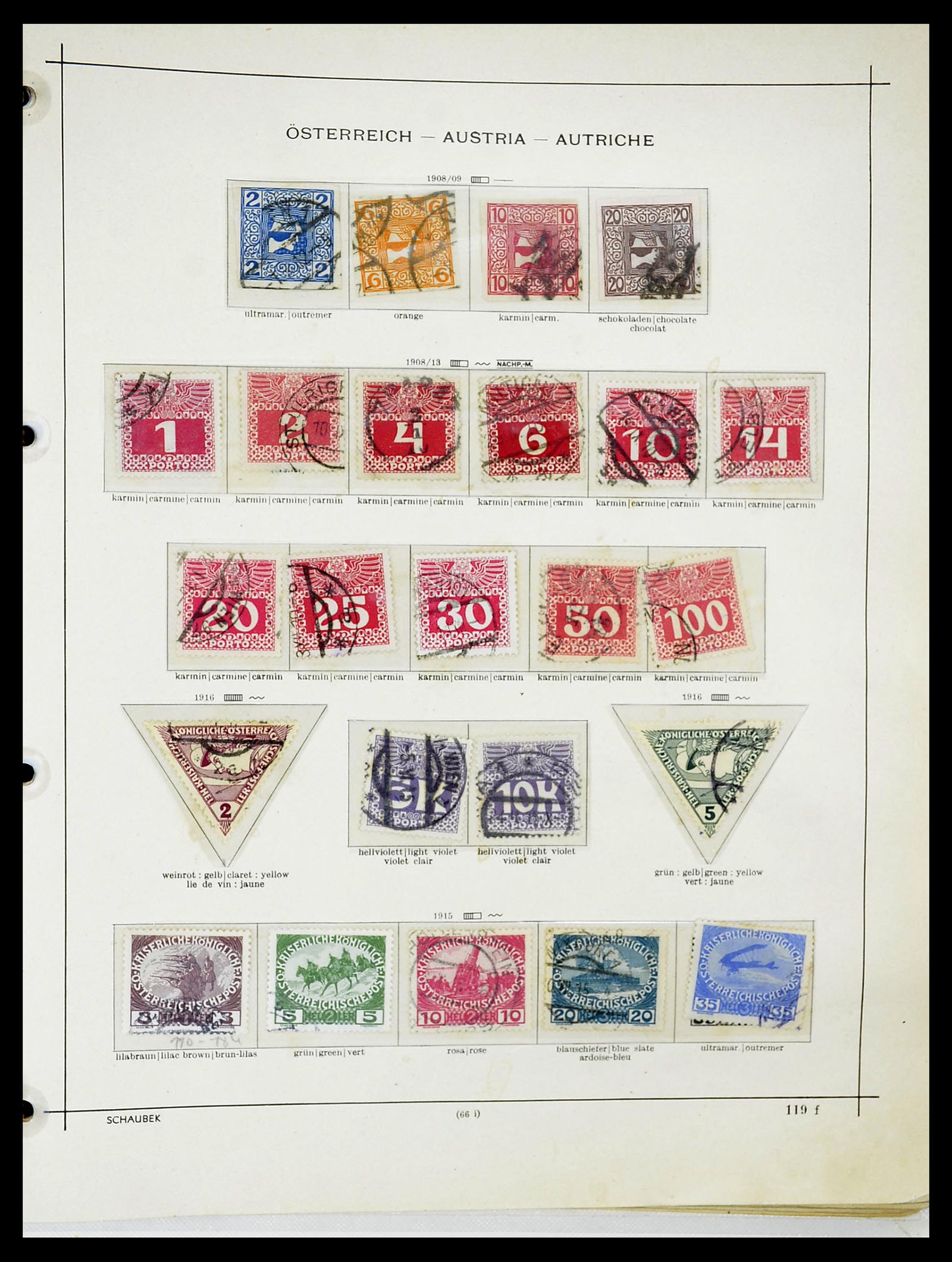 34625 009 - Stamp Collection 34625 Austria 1850-2015.