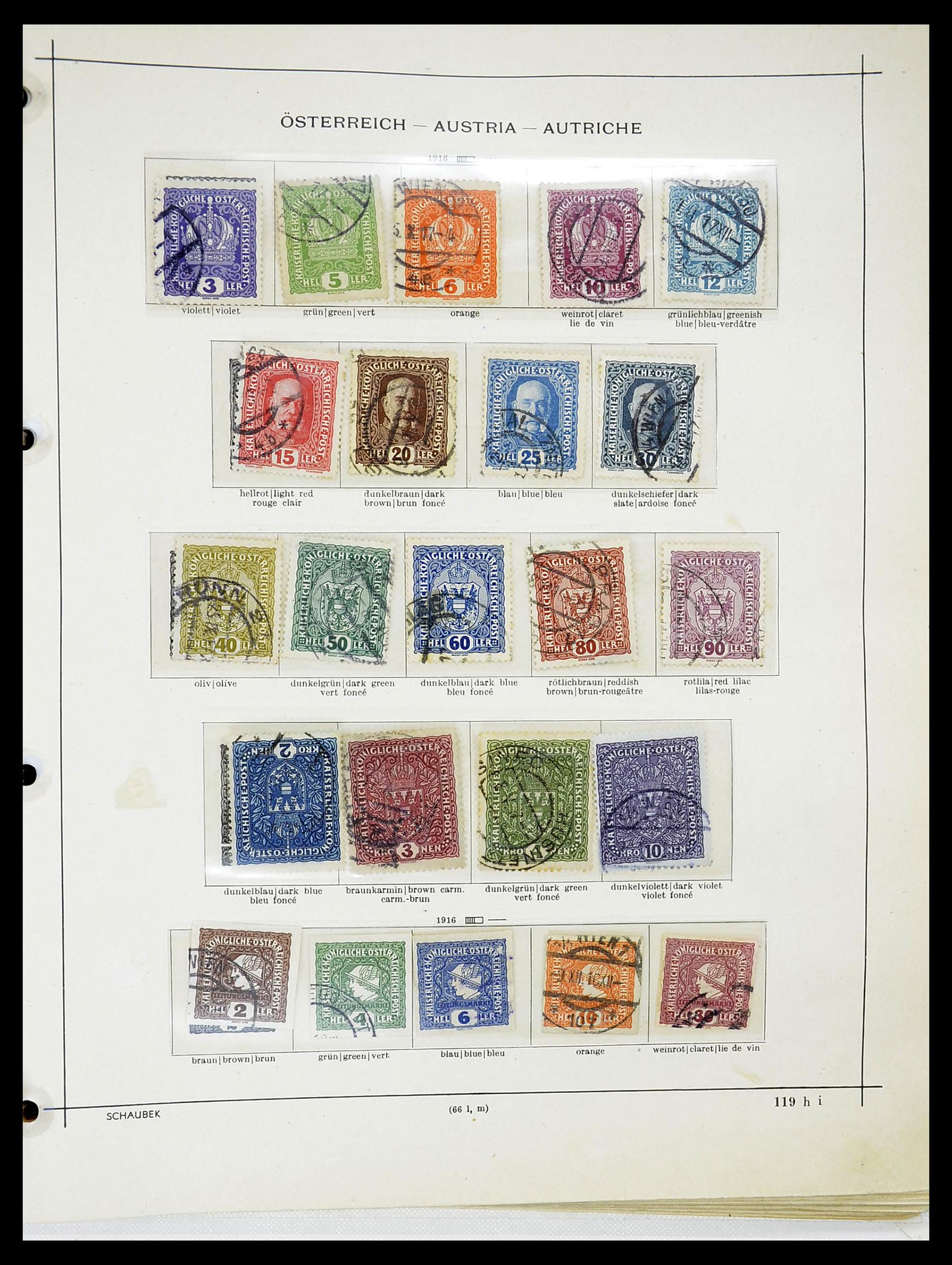 34625 011 - Postzegelverzameling 34625 Oostenrijk 1850-2015.