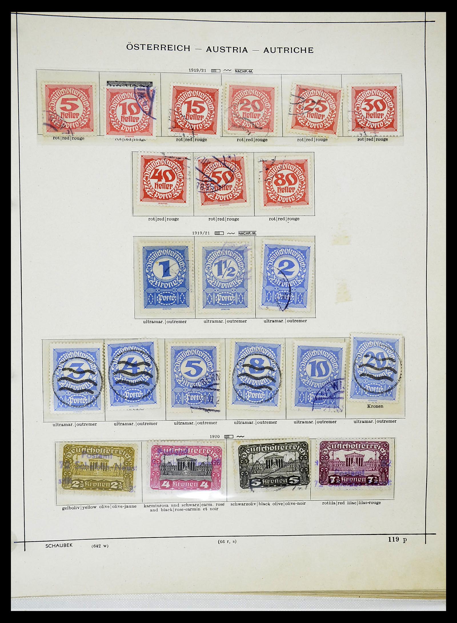 34625 017 - Stamp Collection 34625 Austria 1850-2015.