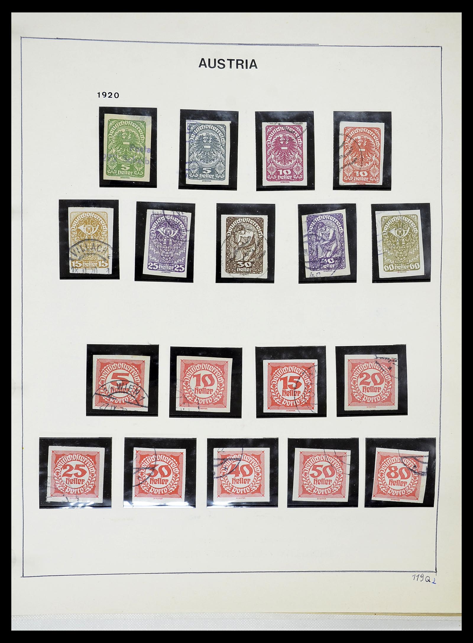 34625 021 - Postzegelverzameling 34625 Oostenrijk 1850-2015.
