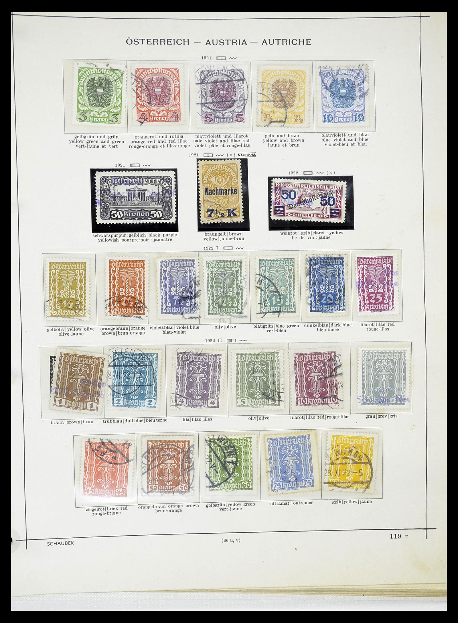 34625 022 - Stamp Collection 34625 Austria 1850-2015.