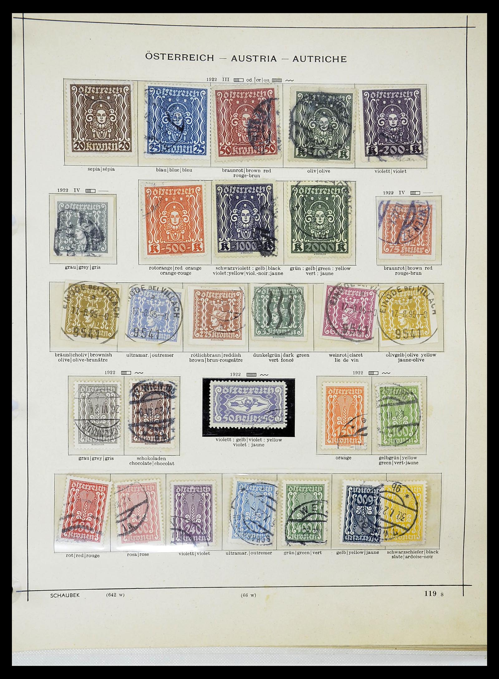 34625 023 - Postzegelverzameling 34625 Oostenrijk 1850-2015.