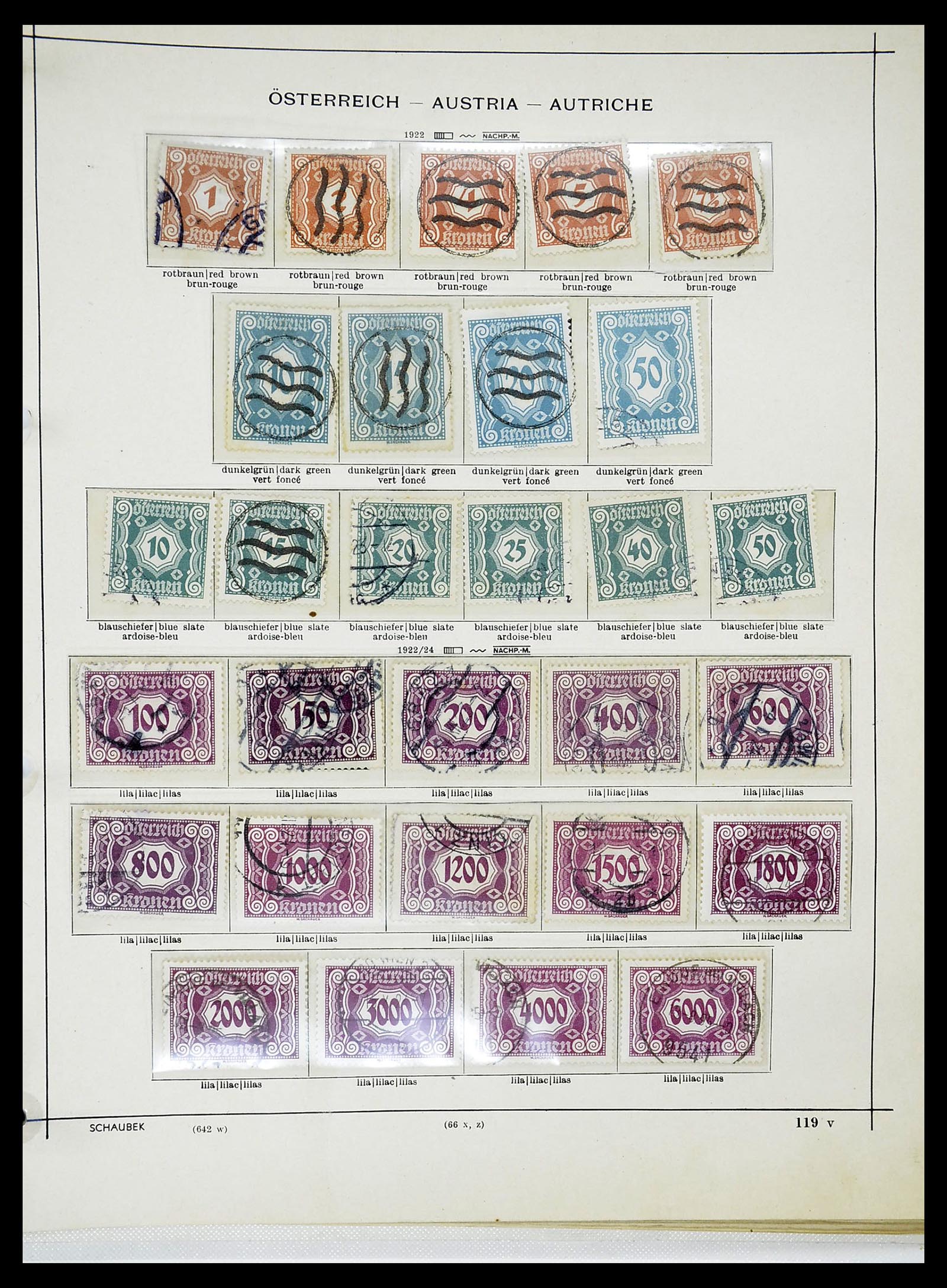 34625 025 - Postzegelverzameling 34625 Oostenrijk 1850-2015.