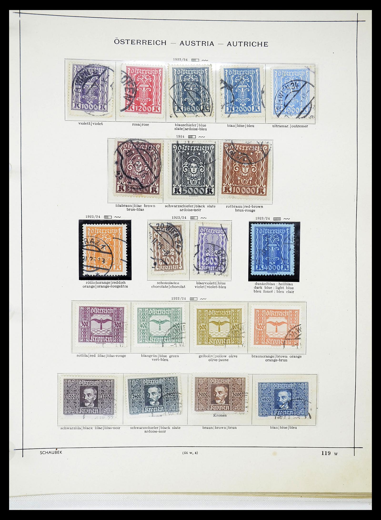 34625 026 - Postzegelverzameling 34625 Oostenrijk 1850-2015.