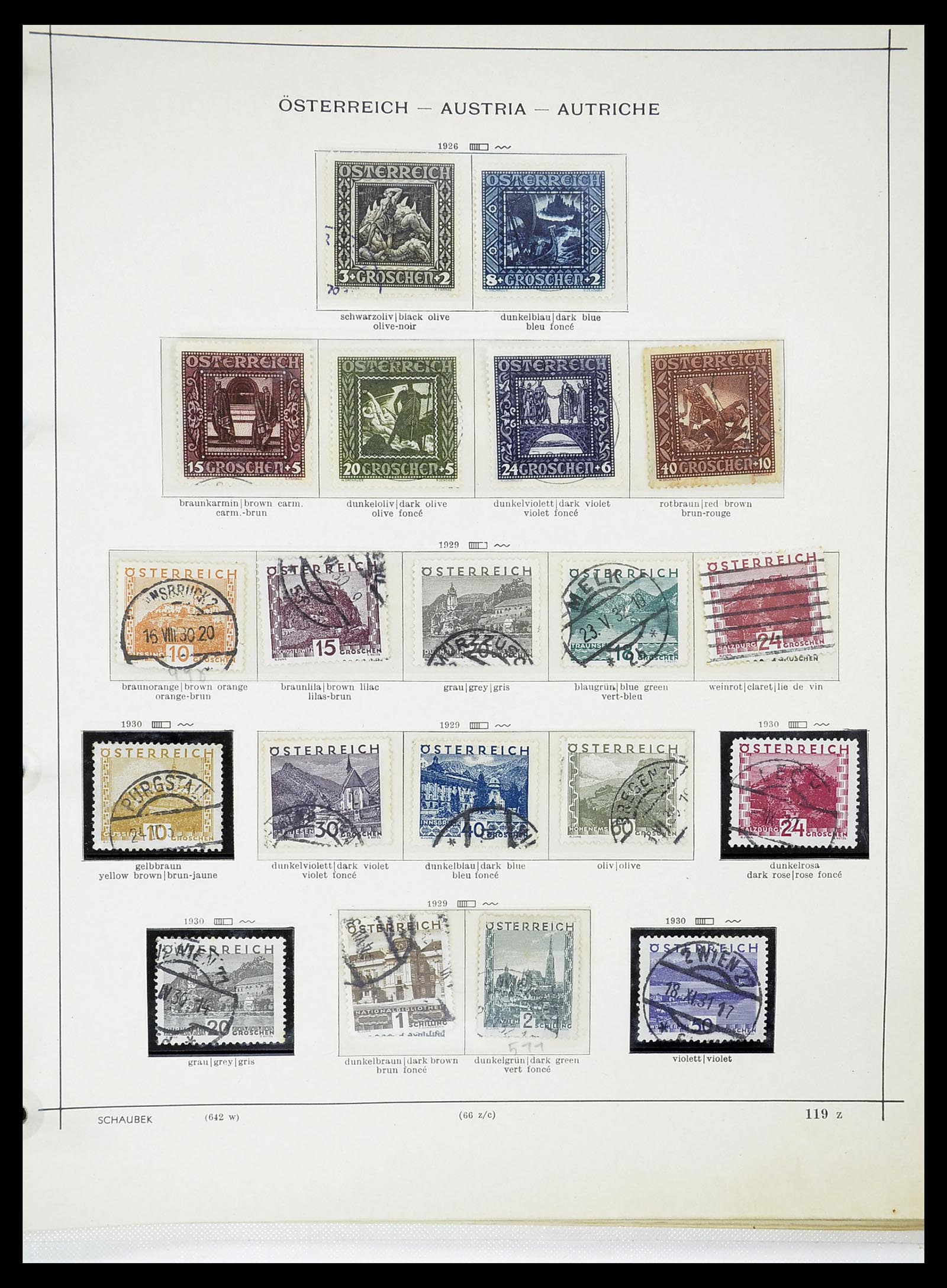 34625 029 - Postzegelverzameling 34625 Oostenrijk 1850-2015.