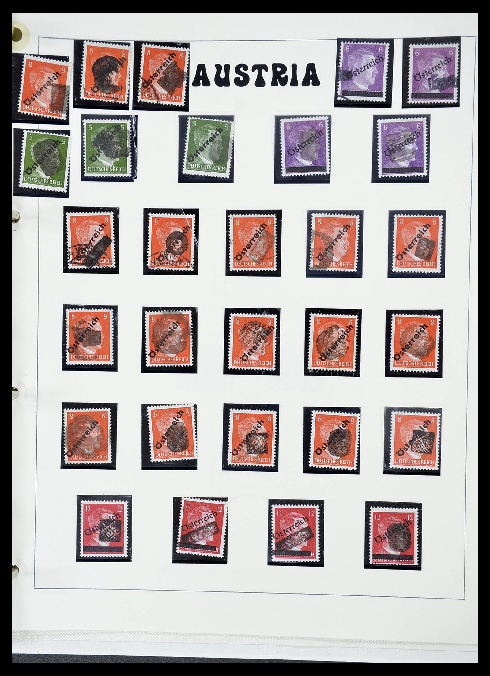 34625 044 - Postzegelverzameling 34625 Oostenrijk 1850-2015.