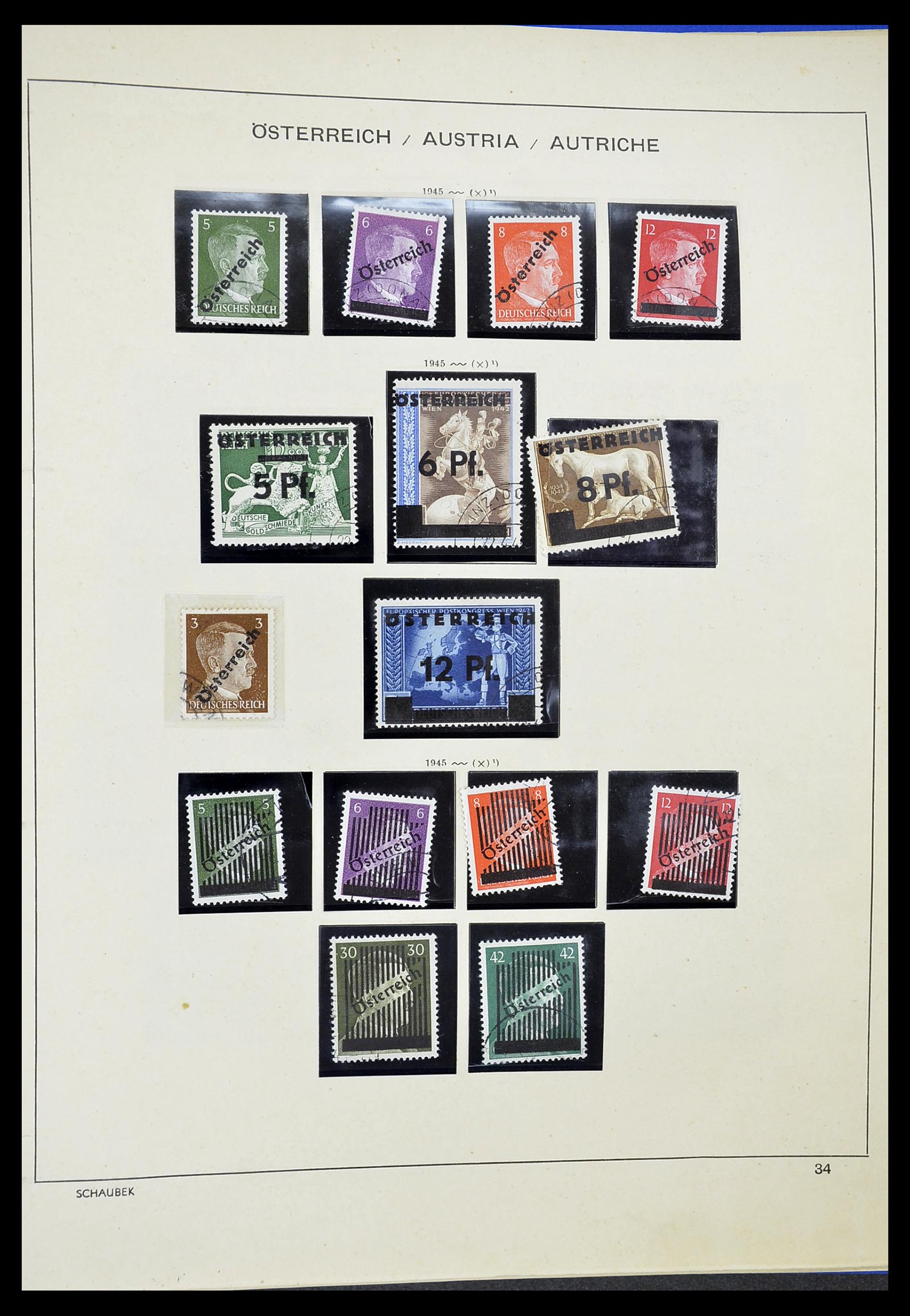 34625 045 - Postzegelverzameling 34625 Oostenrijk 1850-2015.