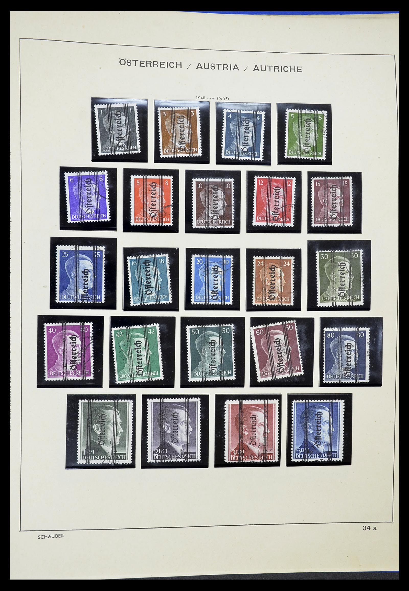 34625 046 - Postzegelverzameling 34625 Oostenrijk 1850-2015.