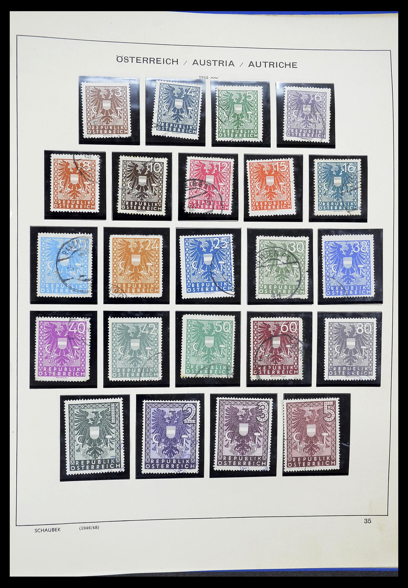 34625 047 - Postzegelverzameling 34625 Oostenrijk 1850-2015.