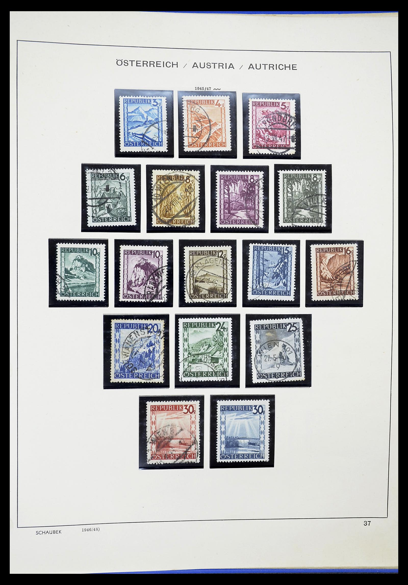 34625 049 - Postzegelverzameling 34625 Oostenrijk 1850-2015.