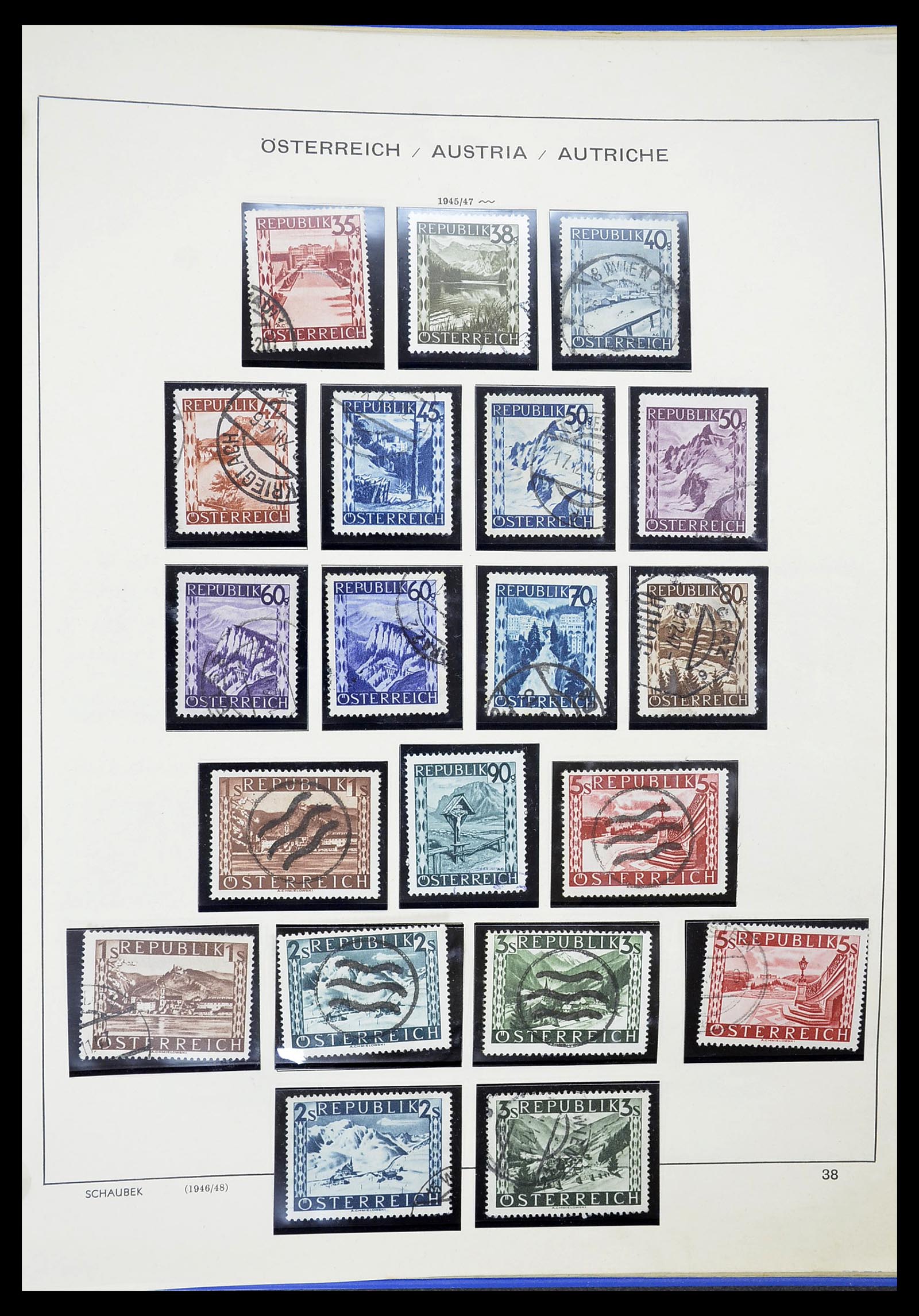 34625 050 - Postzegelverzameling 34625 Oostenrijk 1850-2015.