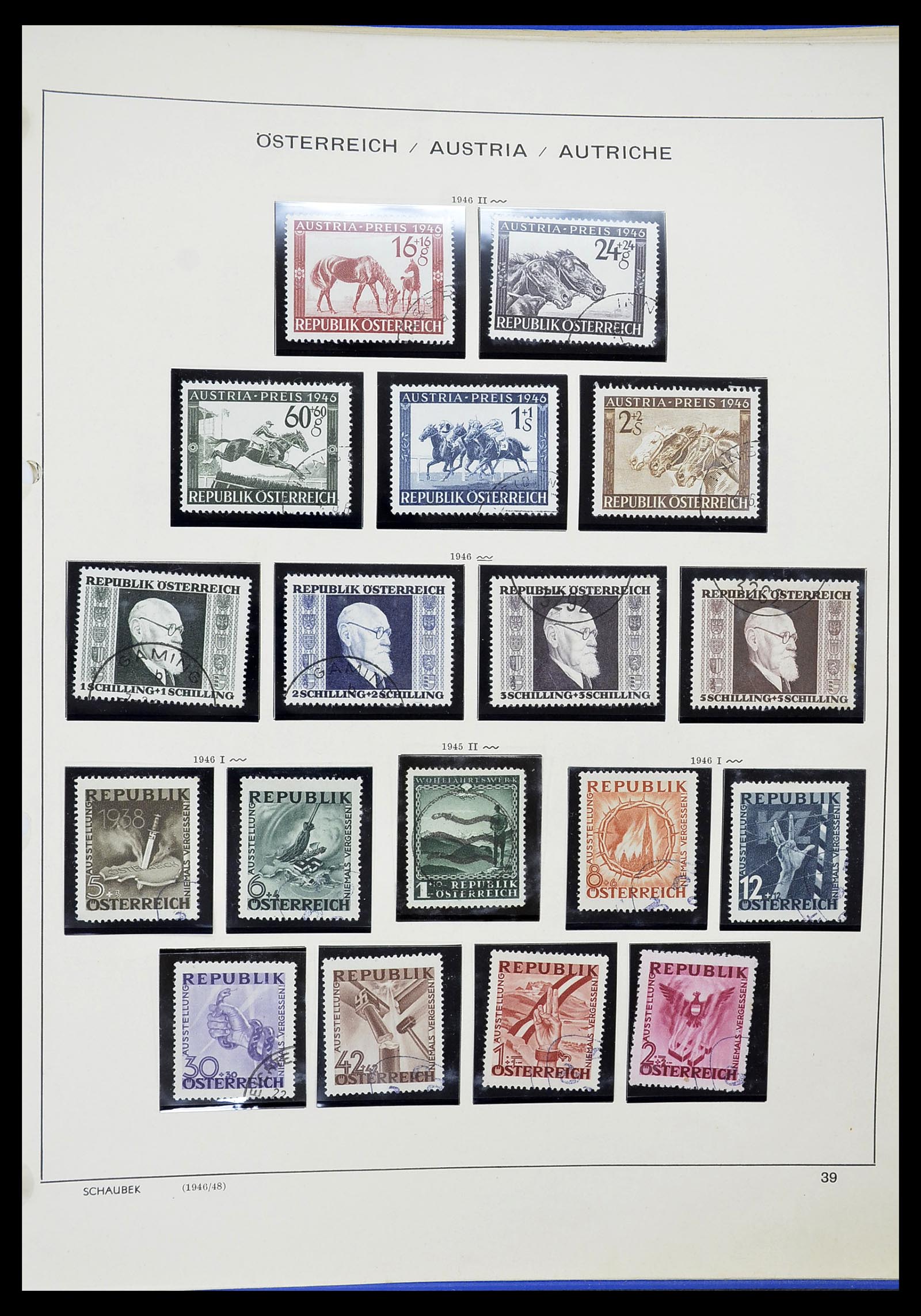 34625 051 - Postzegelverzameling 34625 Oostenrijk 1850-2015.