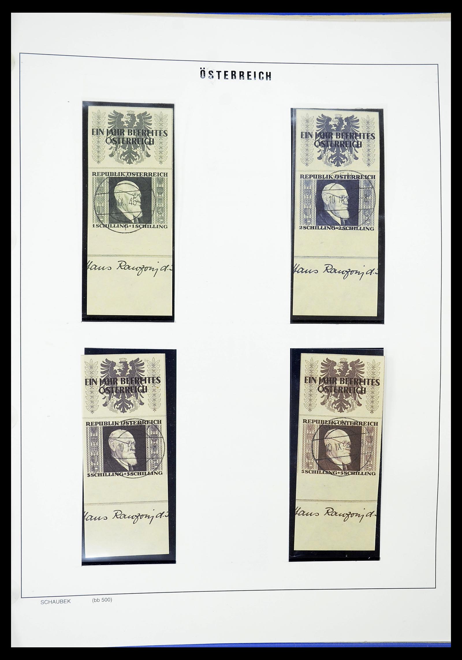 34625 053 - Postzegelverzameling 34625 Oostenrijk 1850-2015.