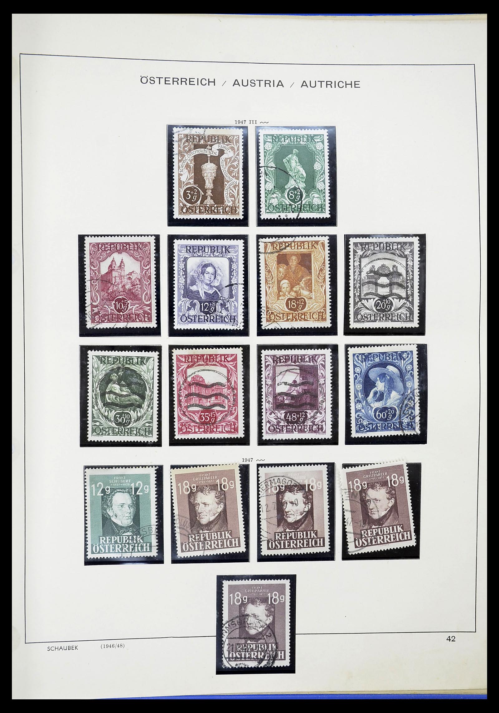 34625 055 - Postzegelverzameling 34625 Oostenrijk 1850-2015.